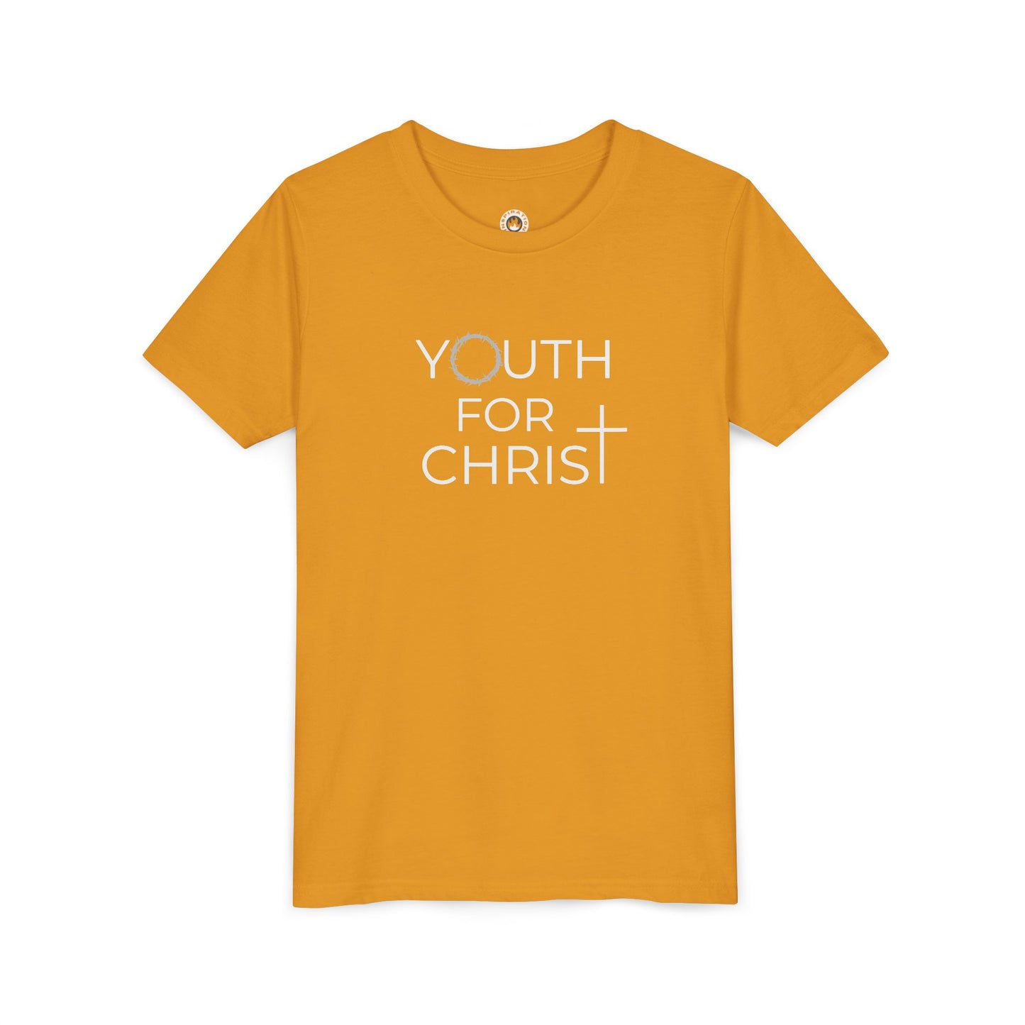 Youth Midweight Tee - 'Youth for Christ' Inspired T-Shirt for Youth Groups & Church Events