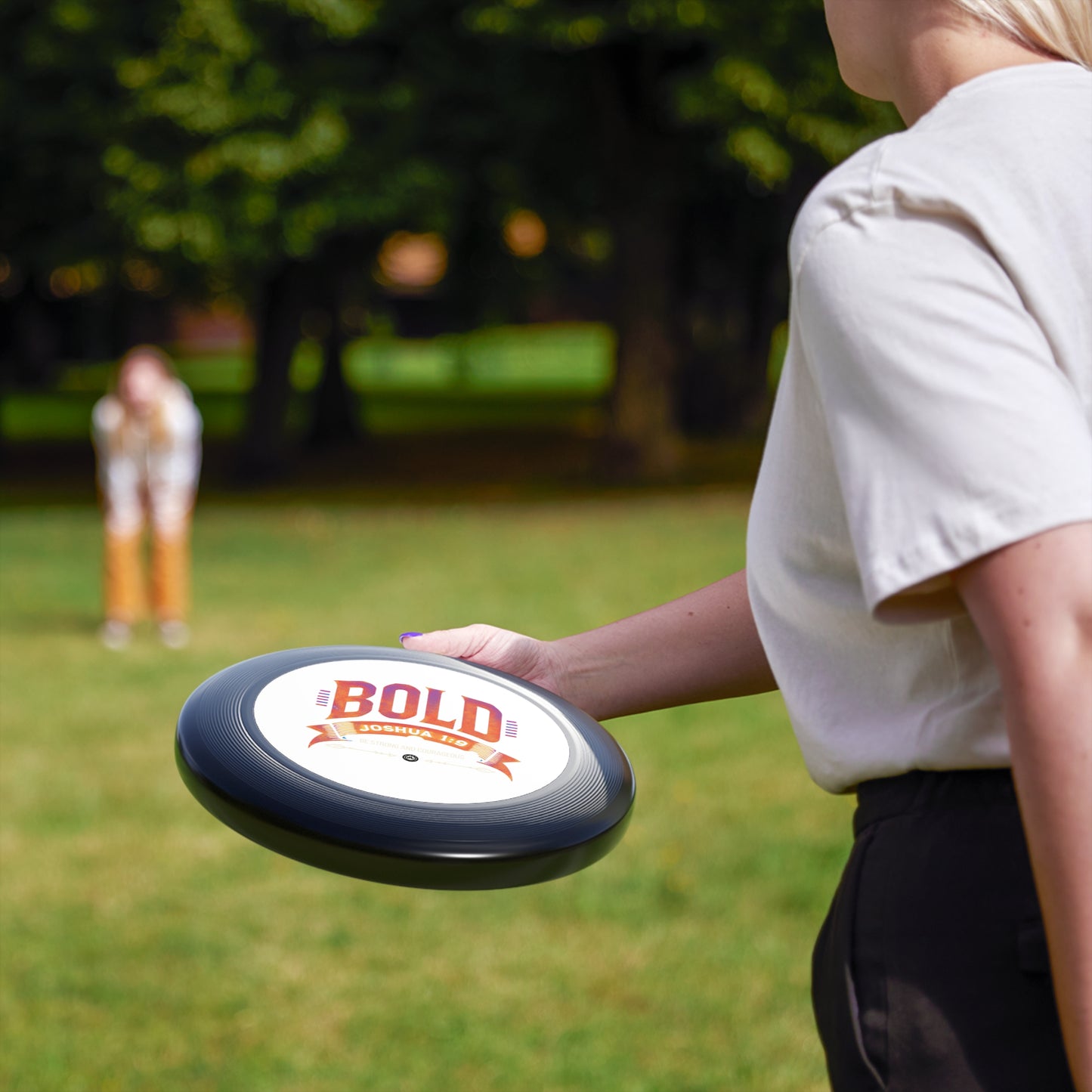 BOLD Joshua 1:9 Wham-O Frisbee