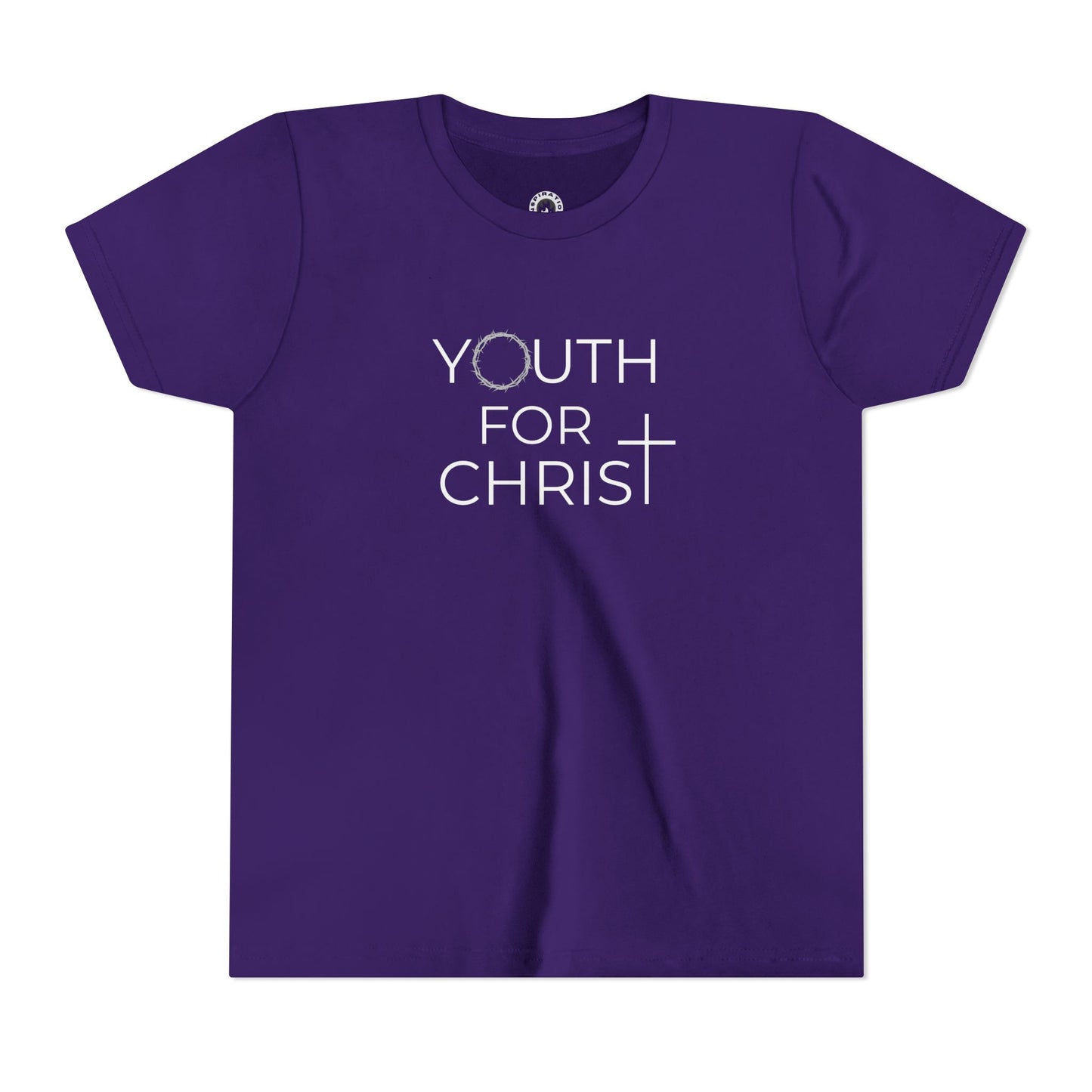 Youth Midweight Tee - 'Youth for Christ' Inspired T-Shirt for Youth Groups & Church Events