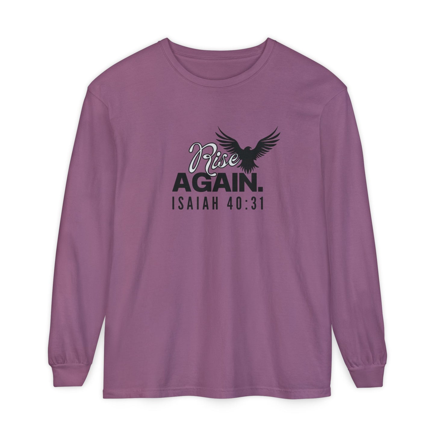 Rise Long Sleeve Tee, Isaiah 40:31 Unisex
