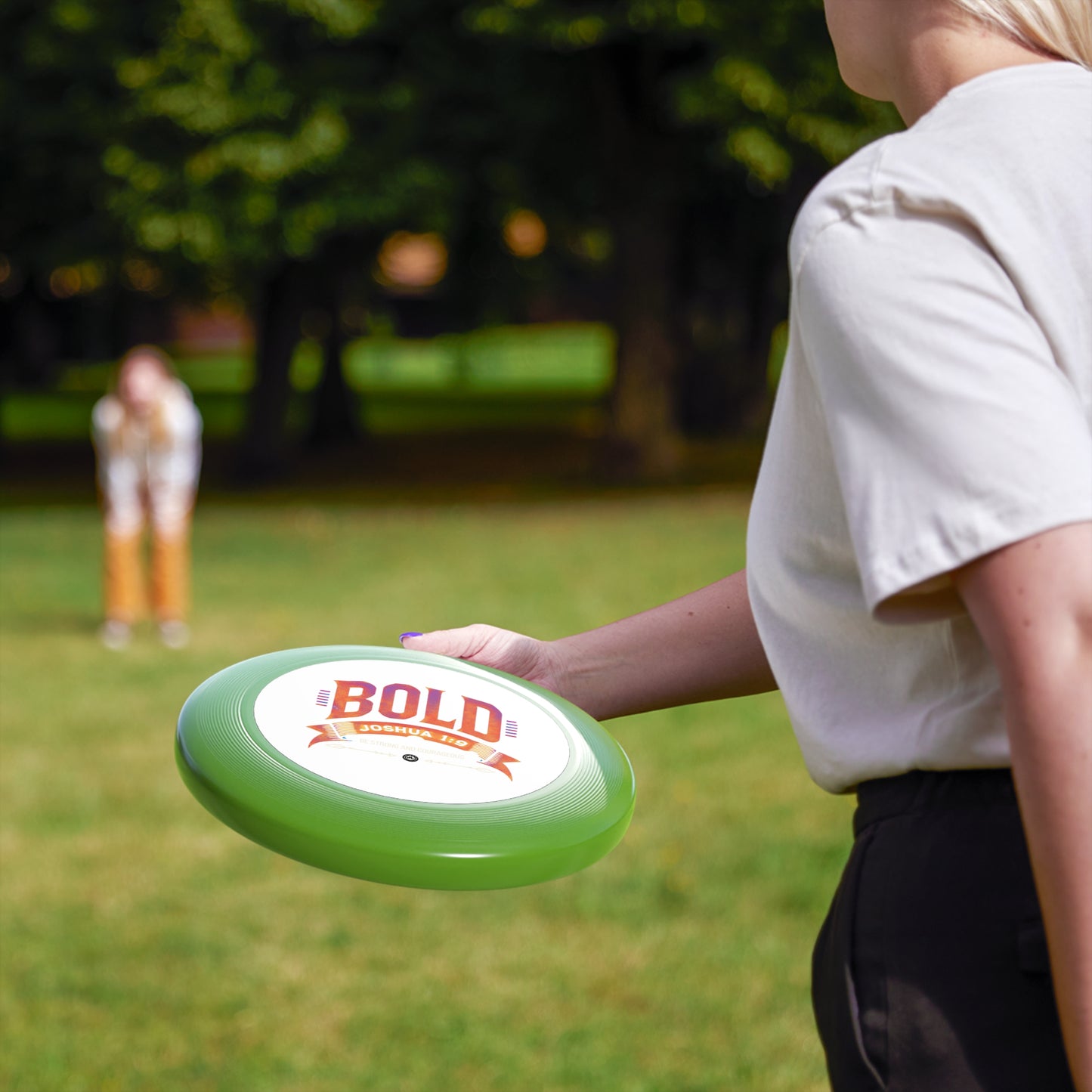 BOLD Joshua 1:9 Wham-O Frisbee