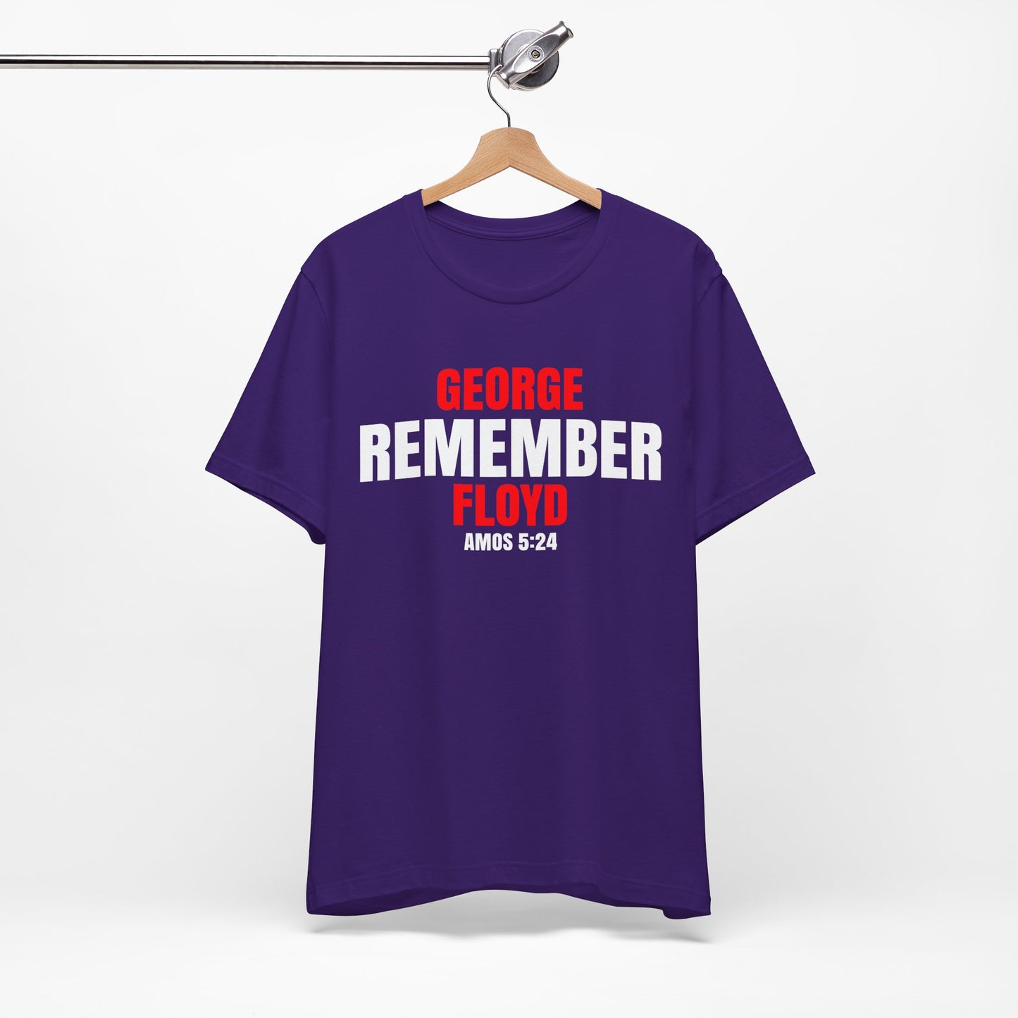 The Remember Series-George Floyd-Unisex Jersey Short Sleeve Tee