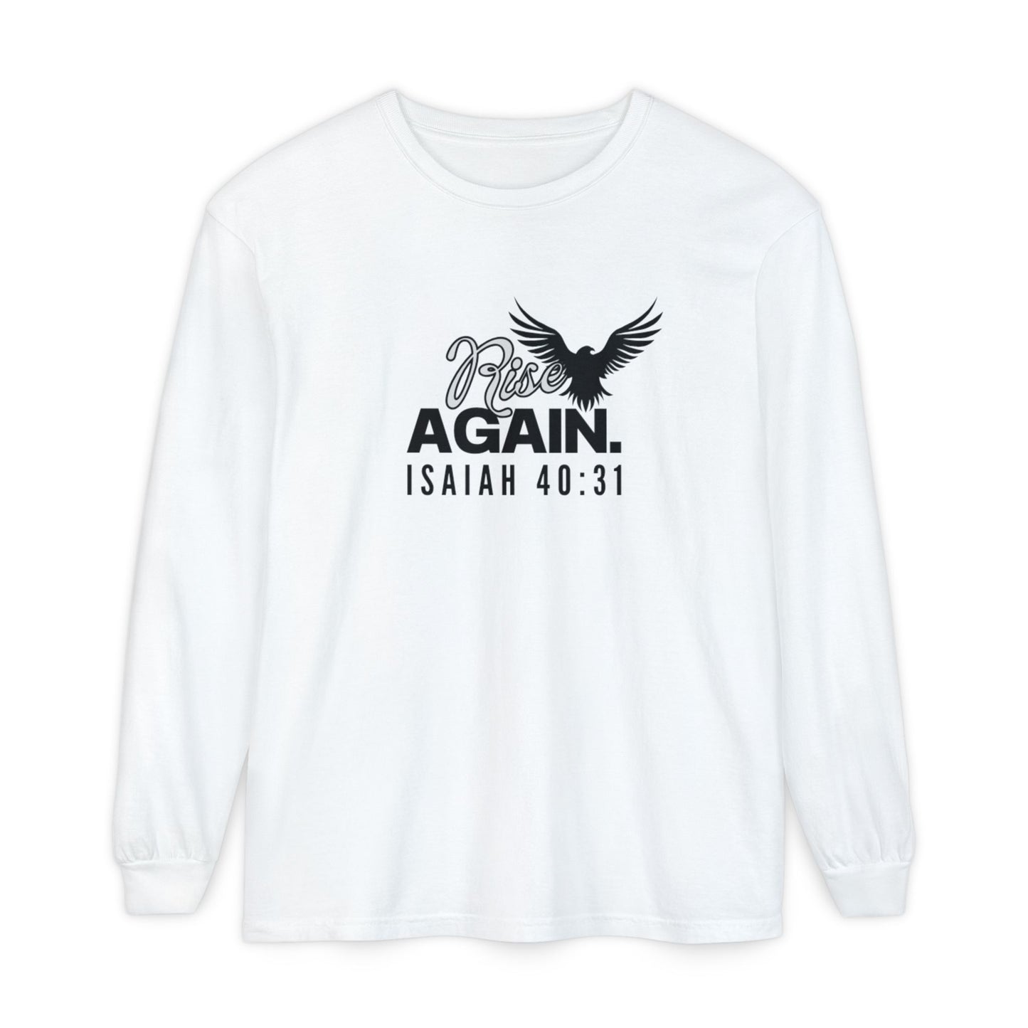 Rise Long Sleeve Tee, Isaiah 40:31 Unisex