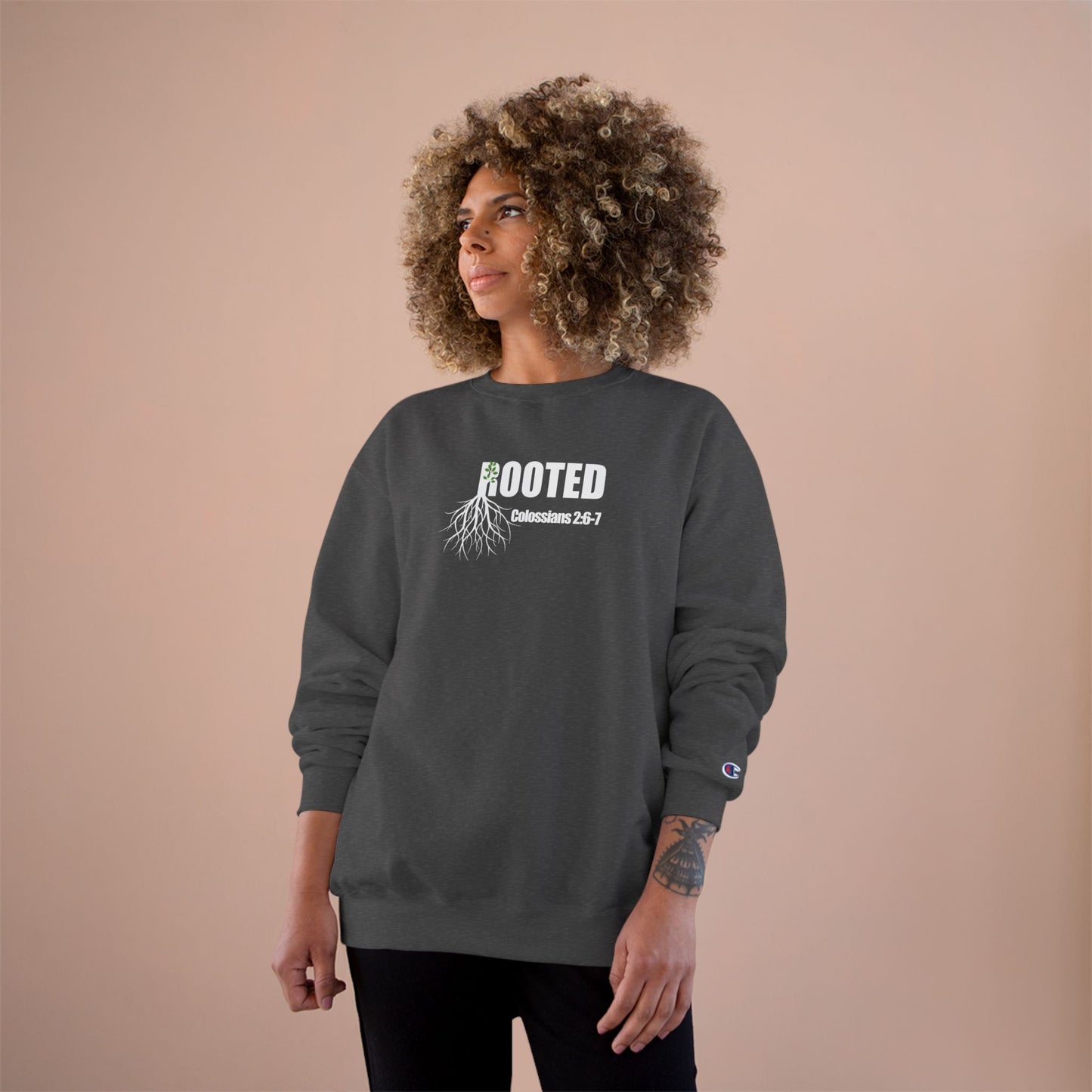 Colossians 2:7 Rooted Sweatshirt