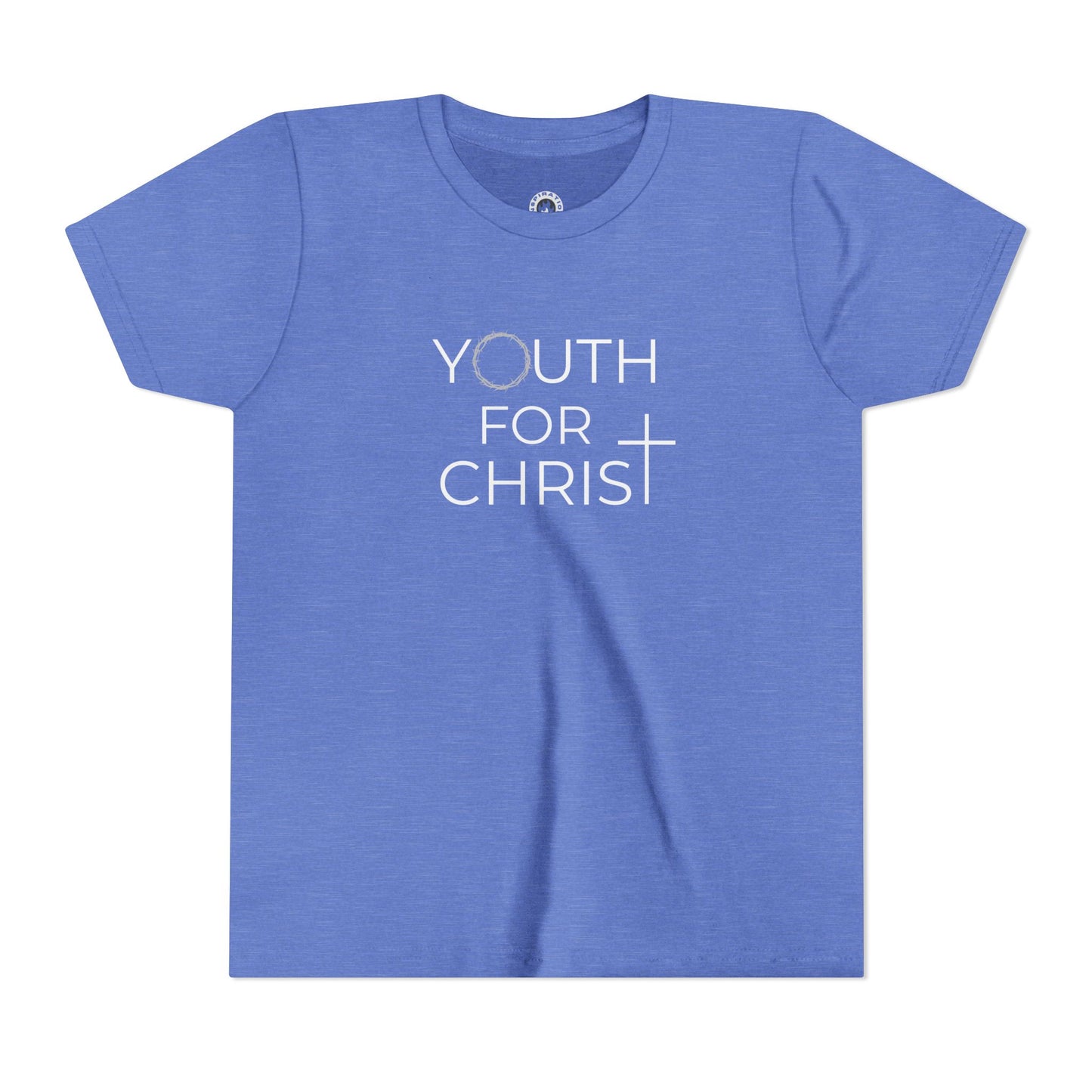 Youth Midweight Tee - 'Youth for Christ' Inspired T-Shirt for Youth Groups & Church Events
