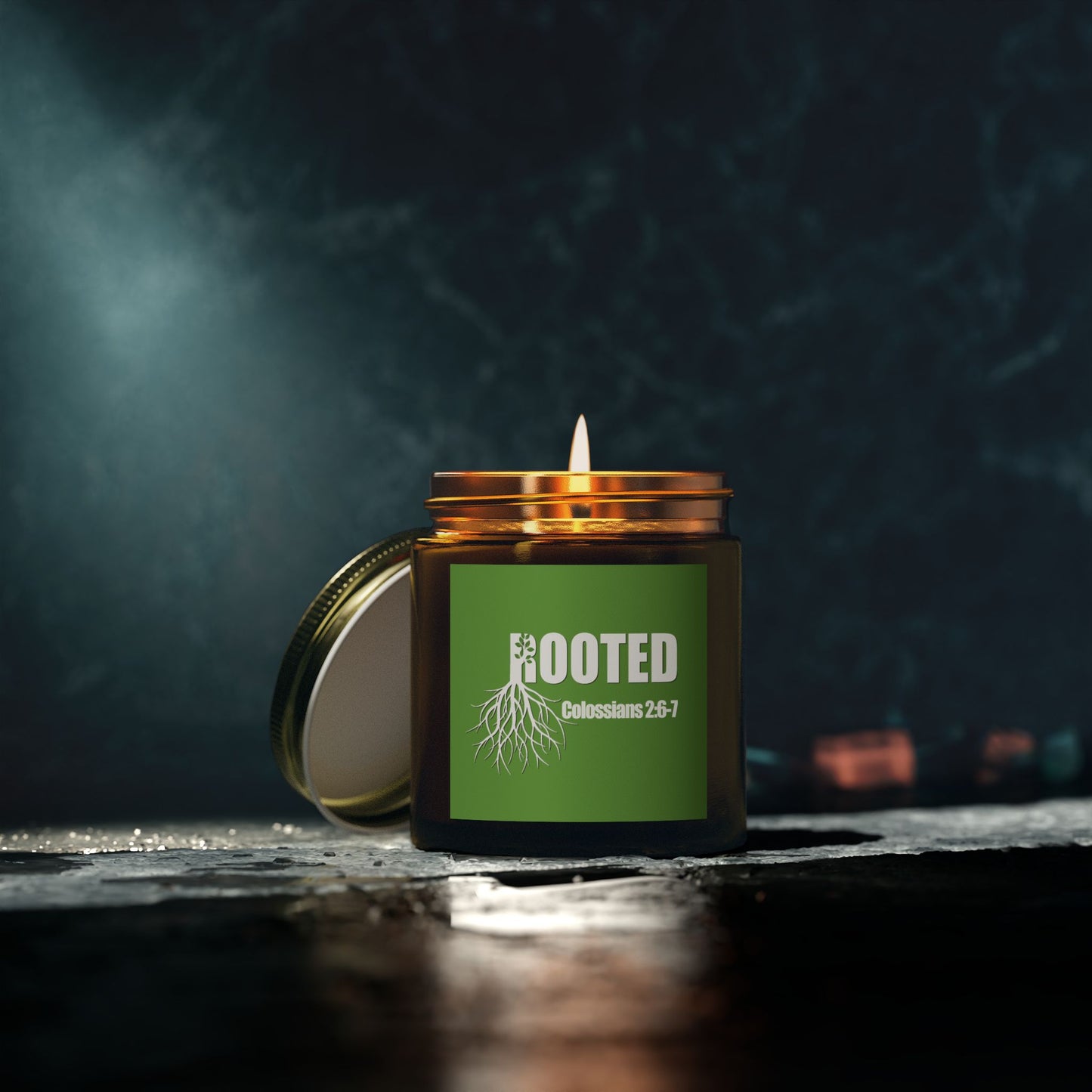 Rooted Scented Candles - Coconut Apricot Wax (4oz & 9oz)