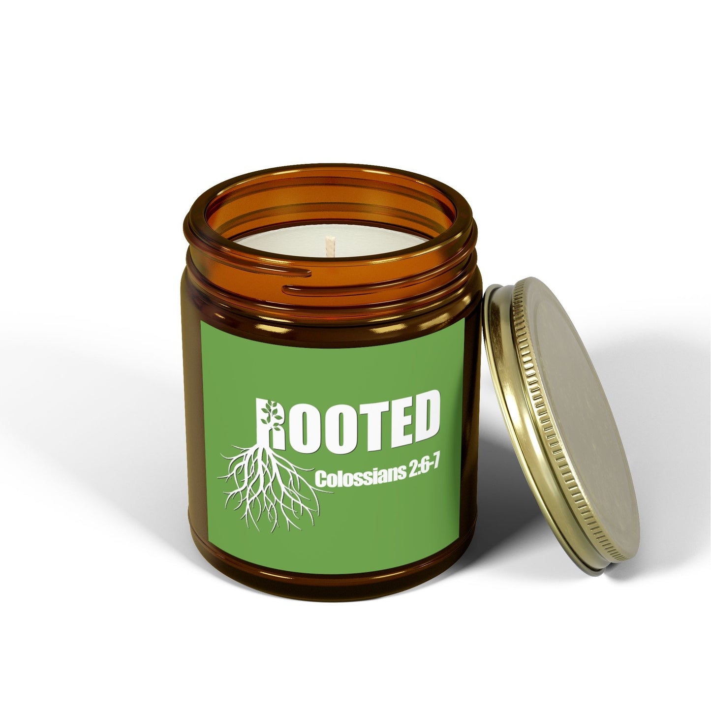 Rooted Scented Candles - Coconut Apricot Wax (4oz & 9oz)
