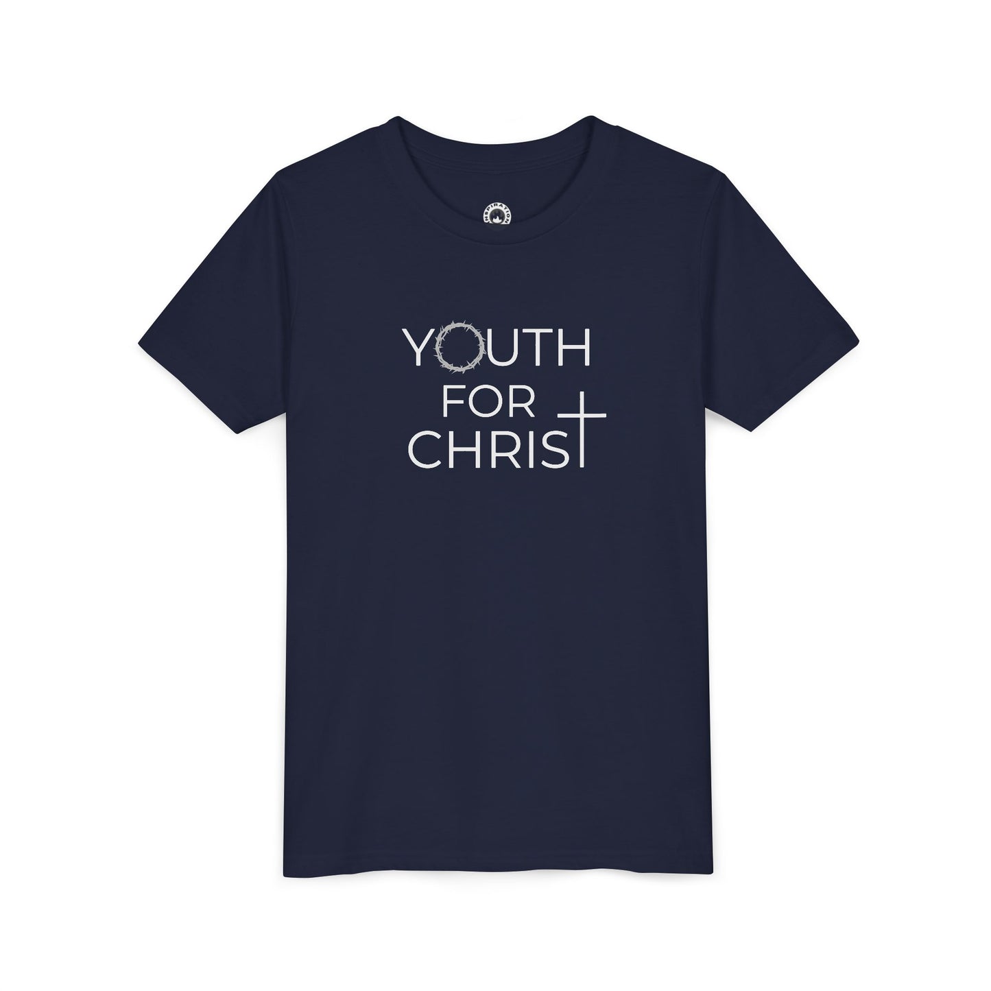 Youth Midweight Tee - 'Youth for Christ' Inspired T-Shirt for Youth Groups & Church Events
