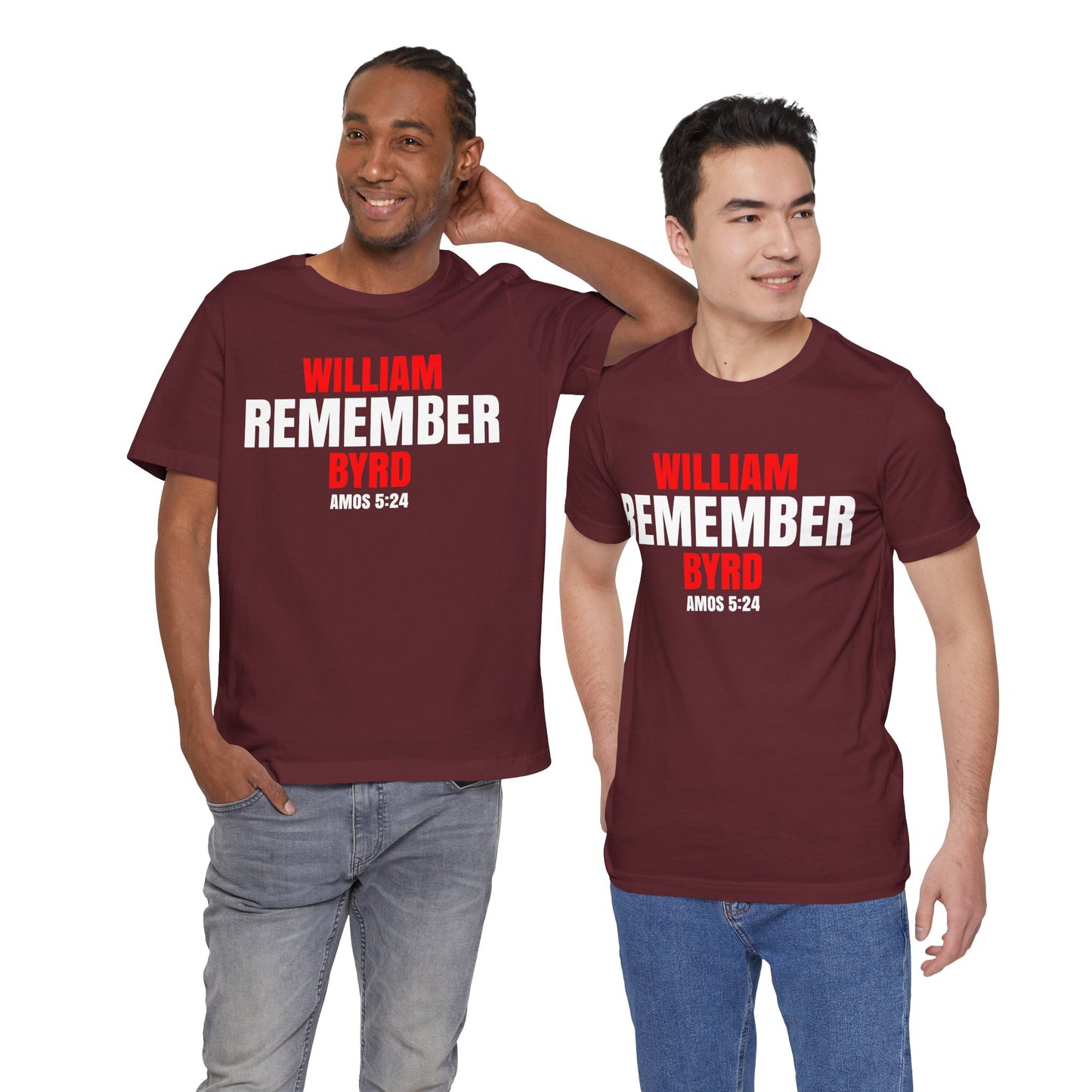 The Remember Series-William Byrd-Unisex Jersey Short Sleeve Tee