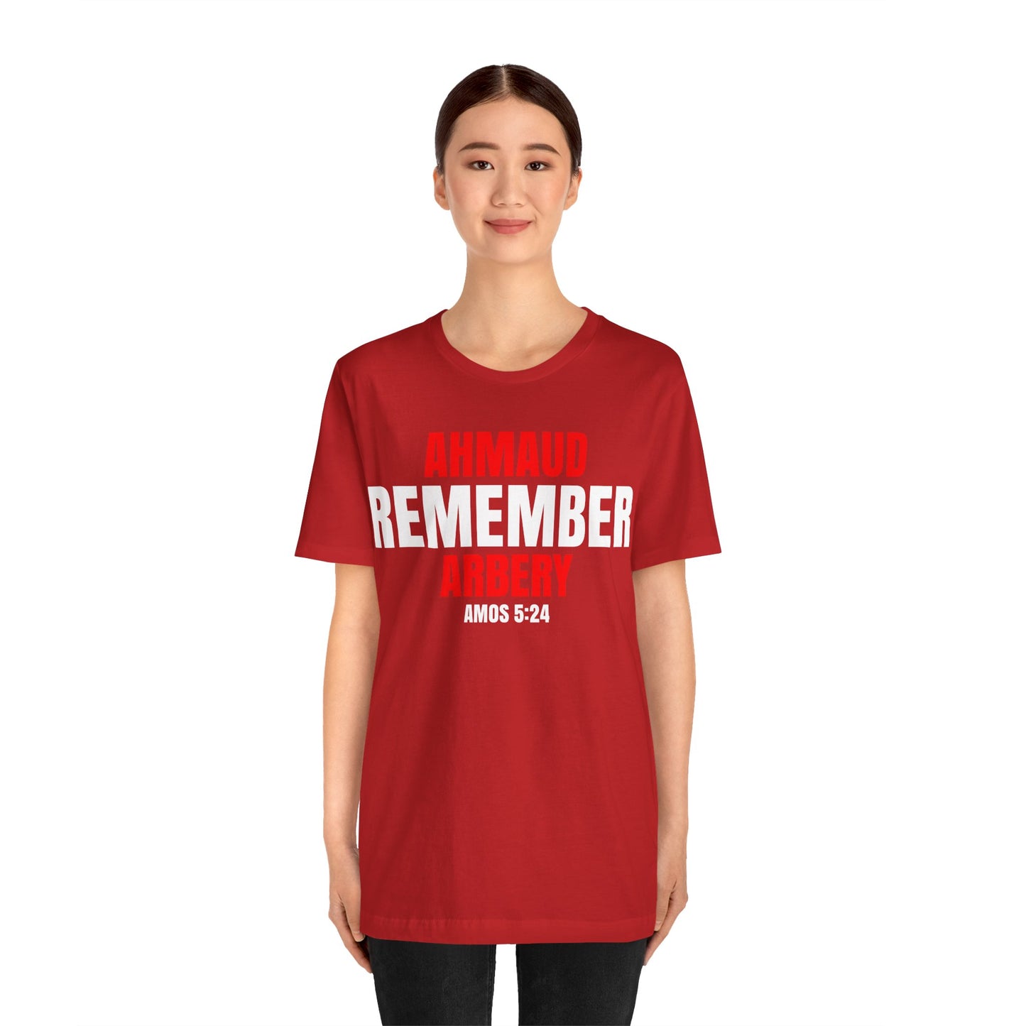 The Remember Series-Ahmaud Arbery-Unisex Jersey Short Sleeve Tee