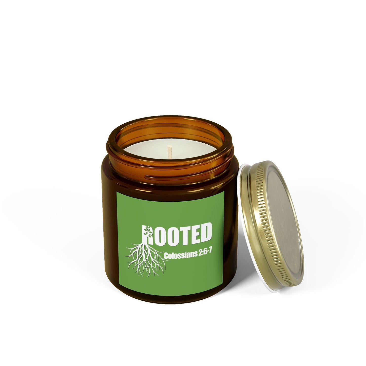Rooted Scented Candles - Coconut Apricot Wax (4oz & 9oz)