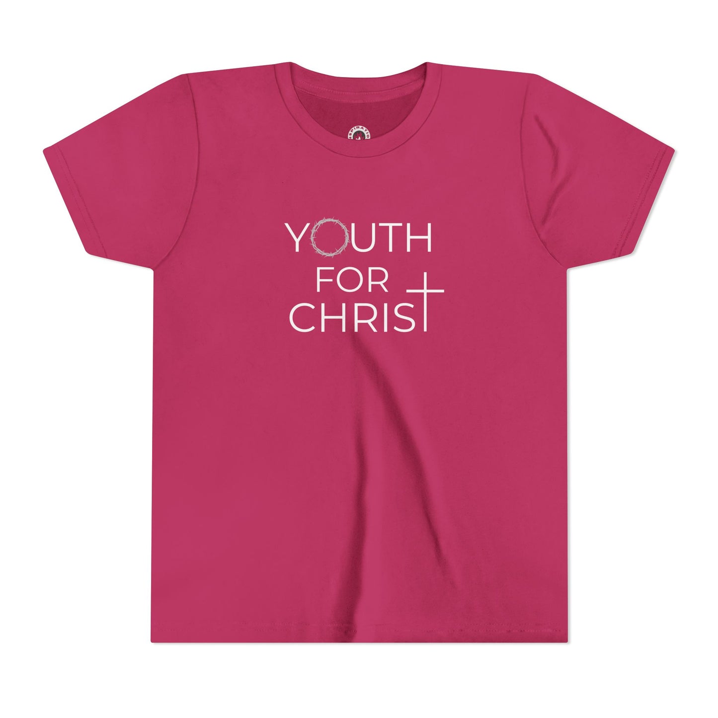 Youth Midweight Tee - 'Youth for Christ' Inspired T-Shirt for Youth Groups & Church Events