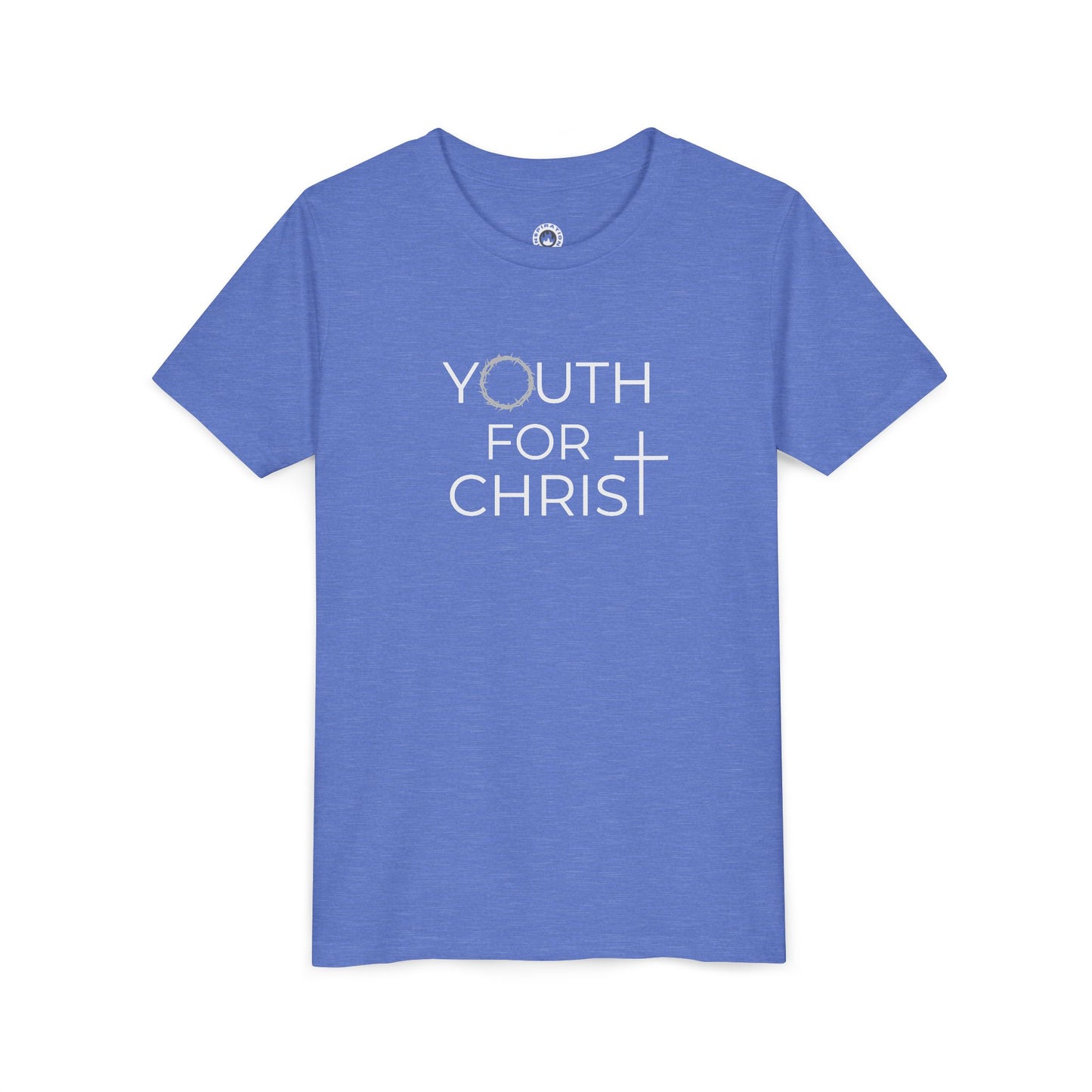 Youth Midweight Tee - 'Youth for Christ' Inspired T-Shirt for Youth Groups & Church Events