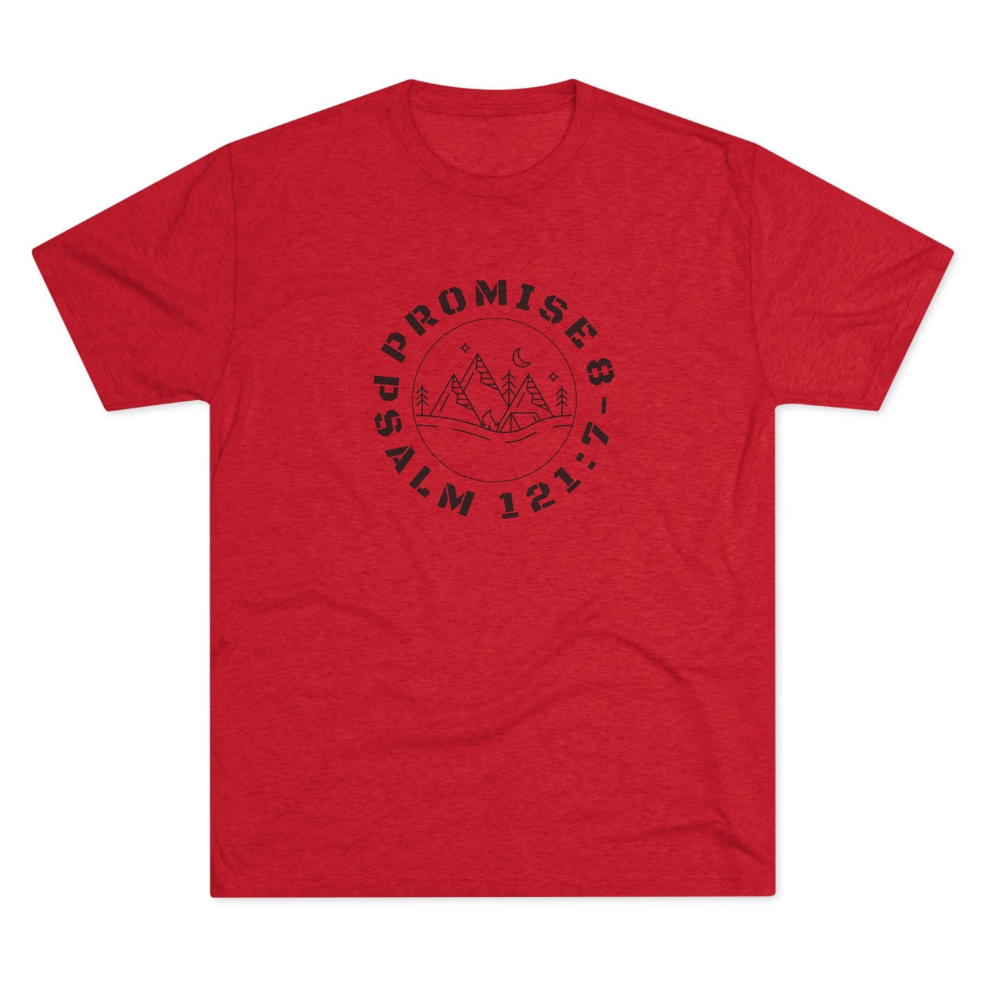 Promise Psalm 121:7-8 Unisex Tri-Blend Crew Tee