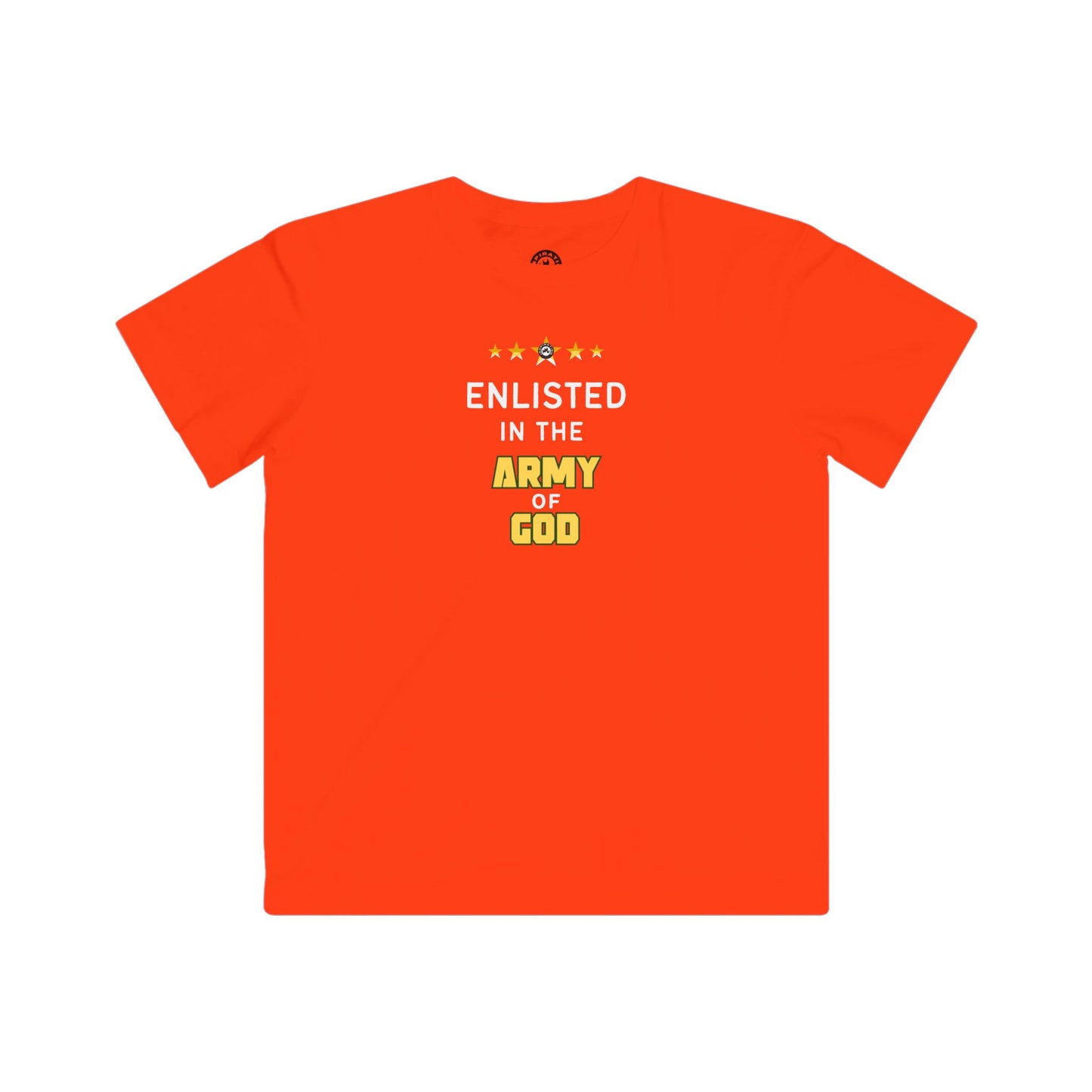 Enlisted In The Army of God Kids Tee