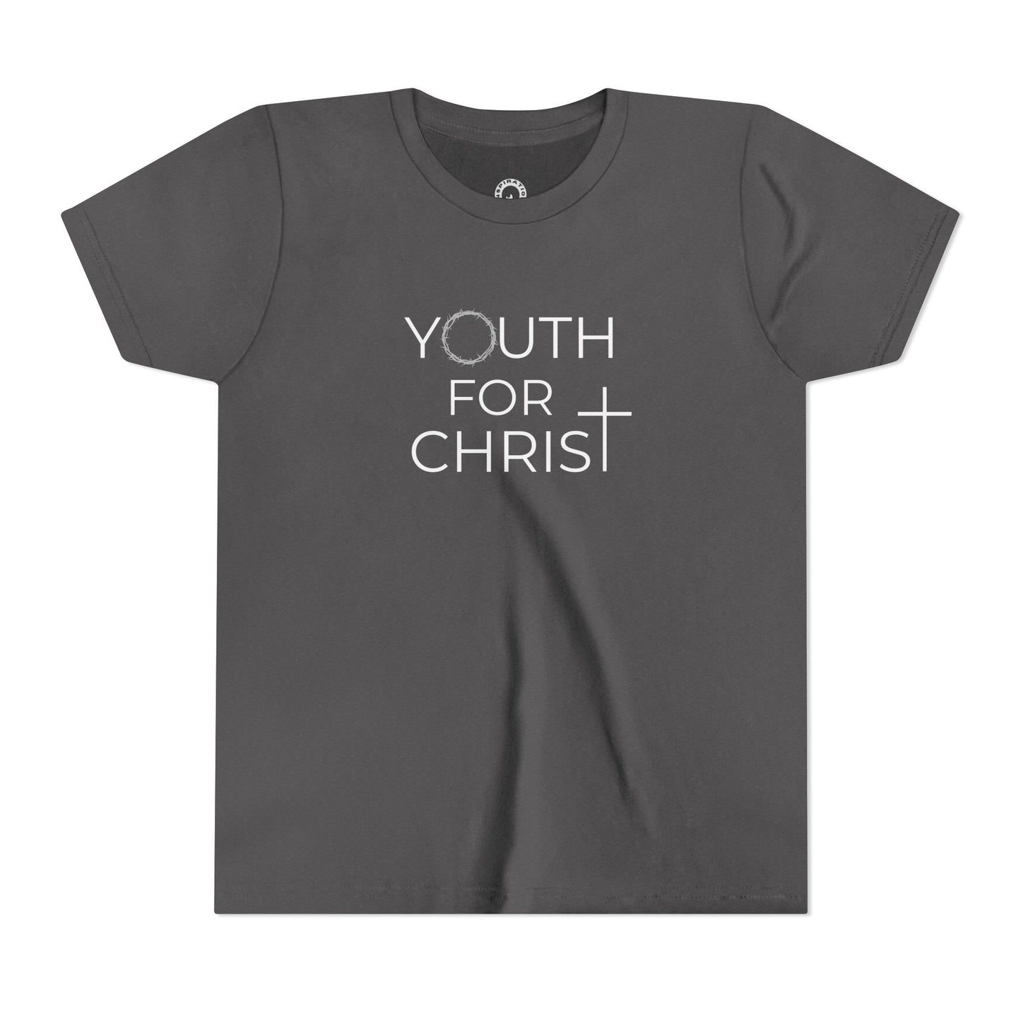 Youth Midweight Tee - 'Youth for Christ' Inspired T-Shirt for Youth Groups & Church Events