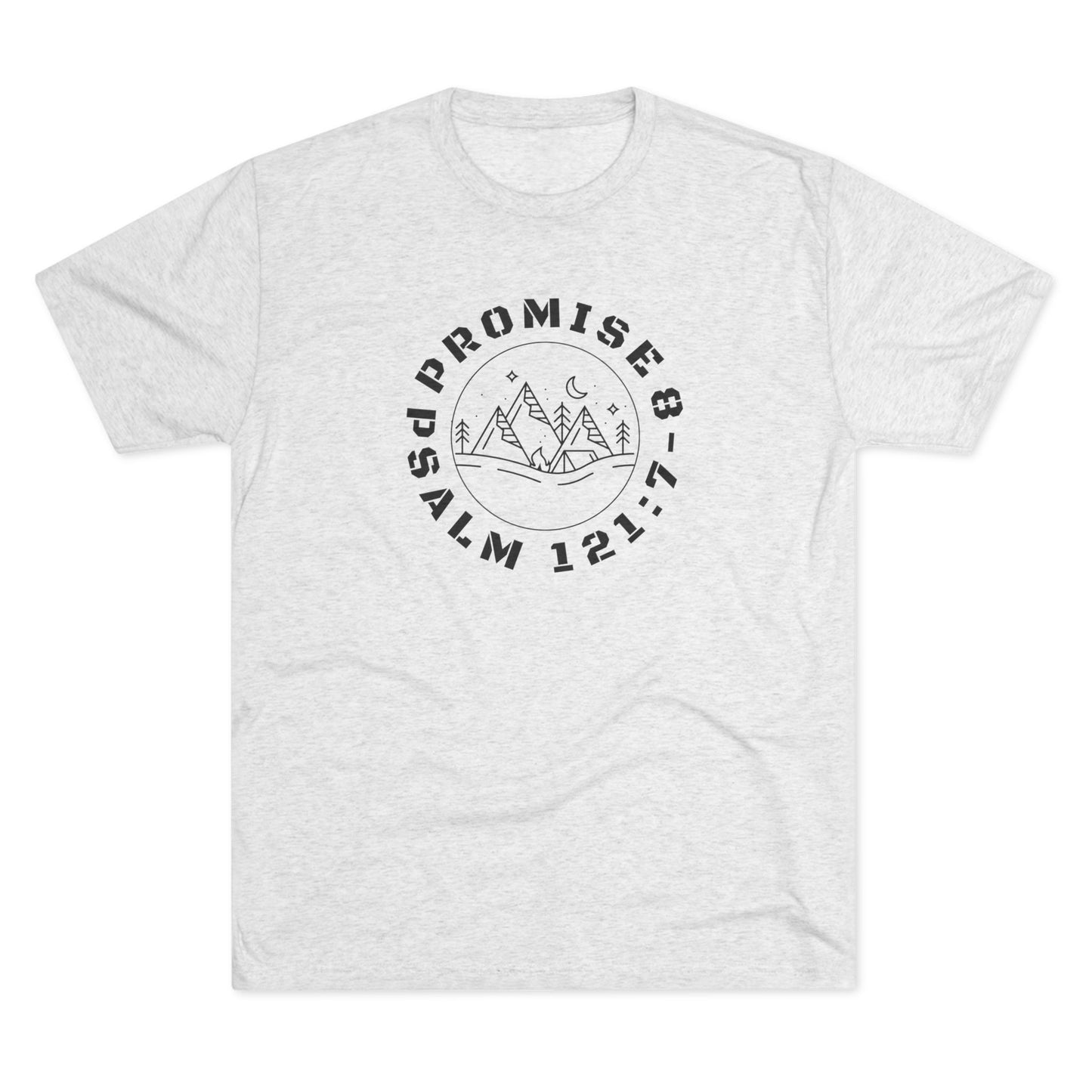 Promise Psalm 121:7-8 Unisex Tri-Blend Crew Tee