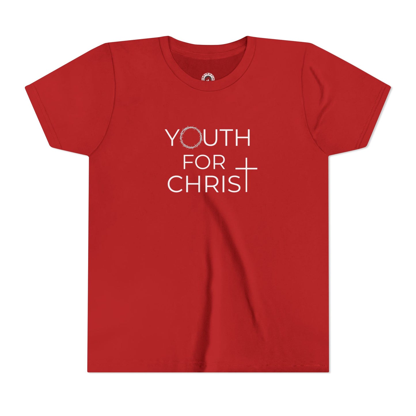 Youth Midweight Tee - 'Youth for Christ' Inspired T-Shirt for Youth Groups & Church Events