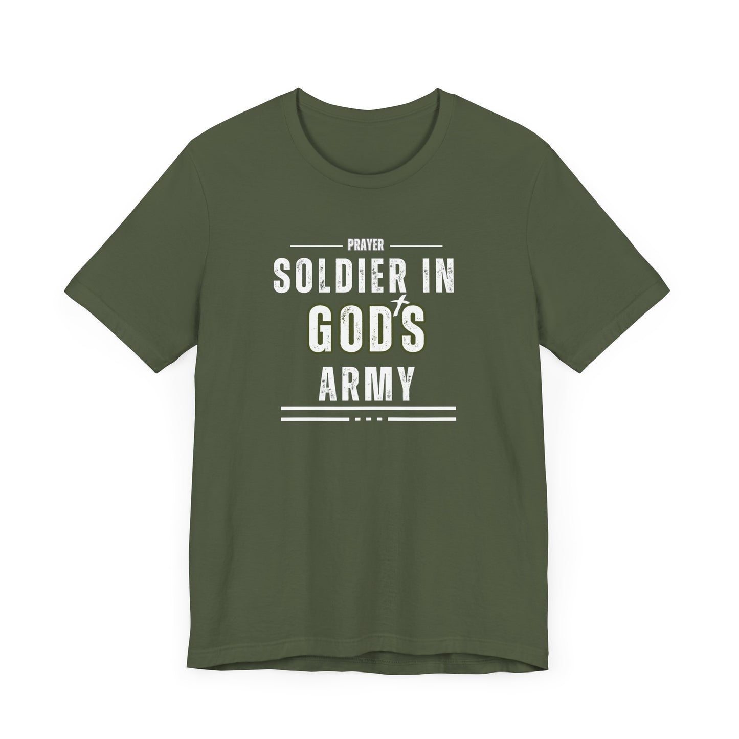 Prayer Soldier In God's Army - Unisex Jersey Short Sleeve Tee