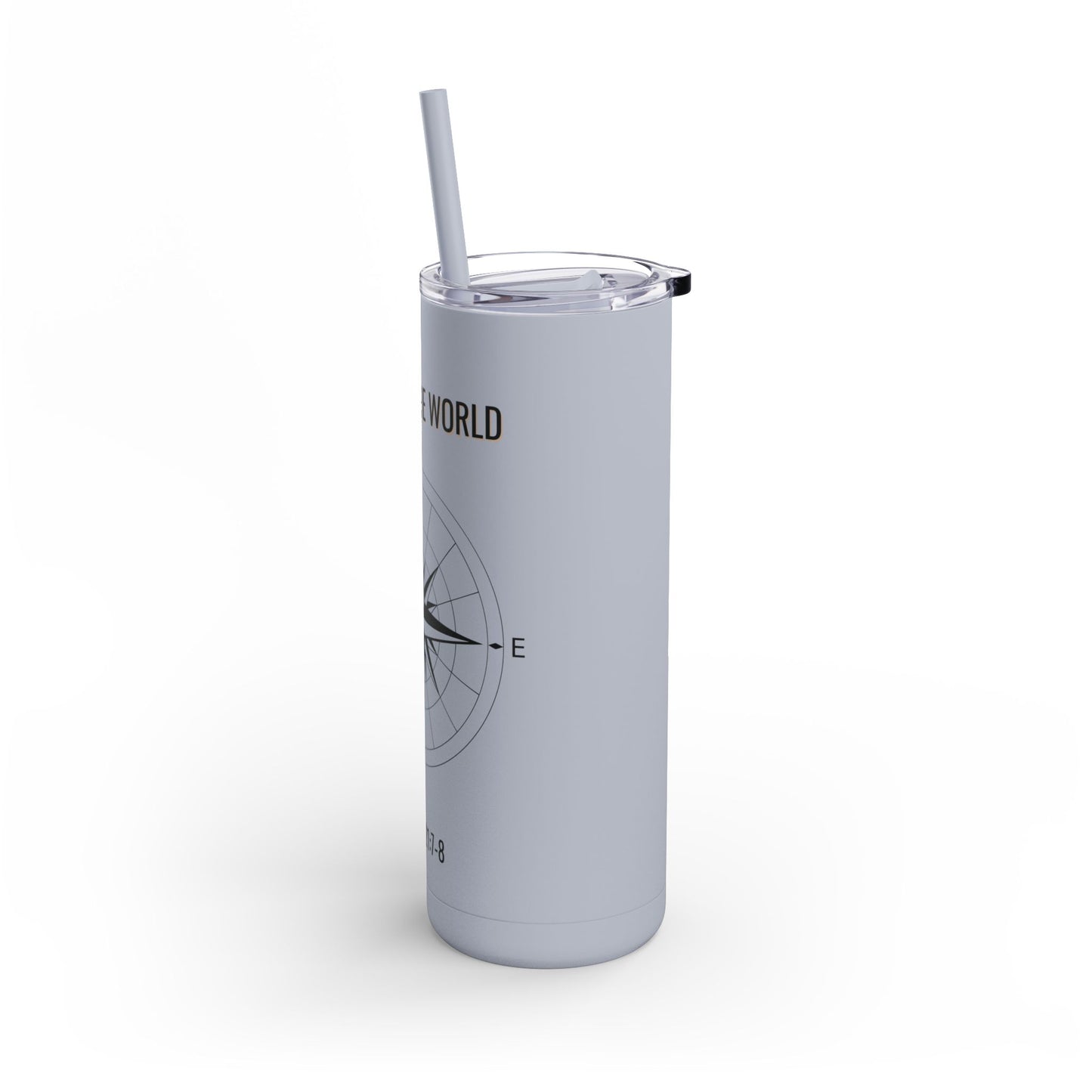 Explore The World Skinny Matte Tumbler, 20oz