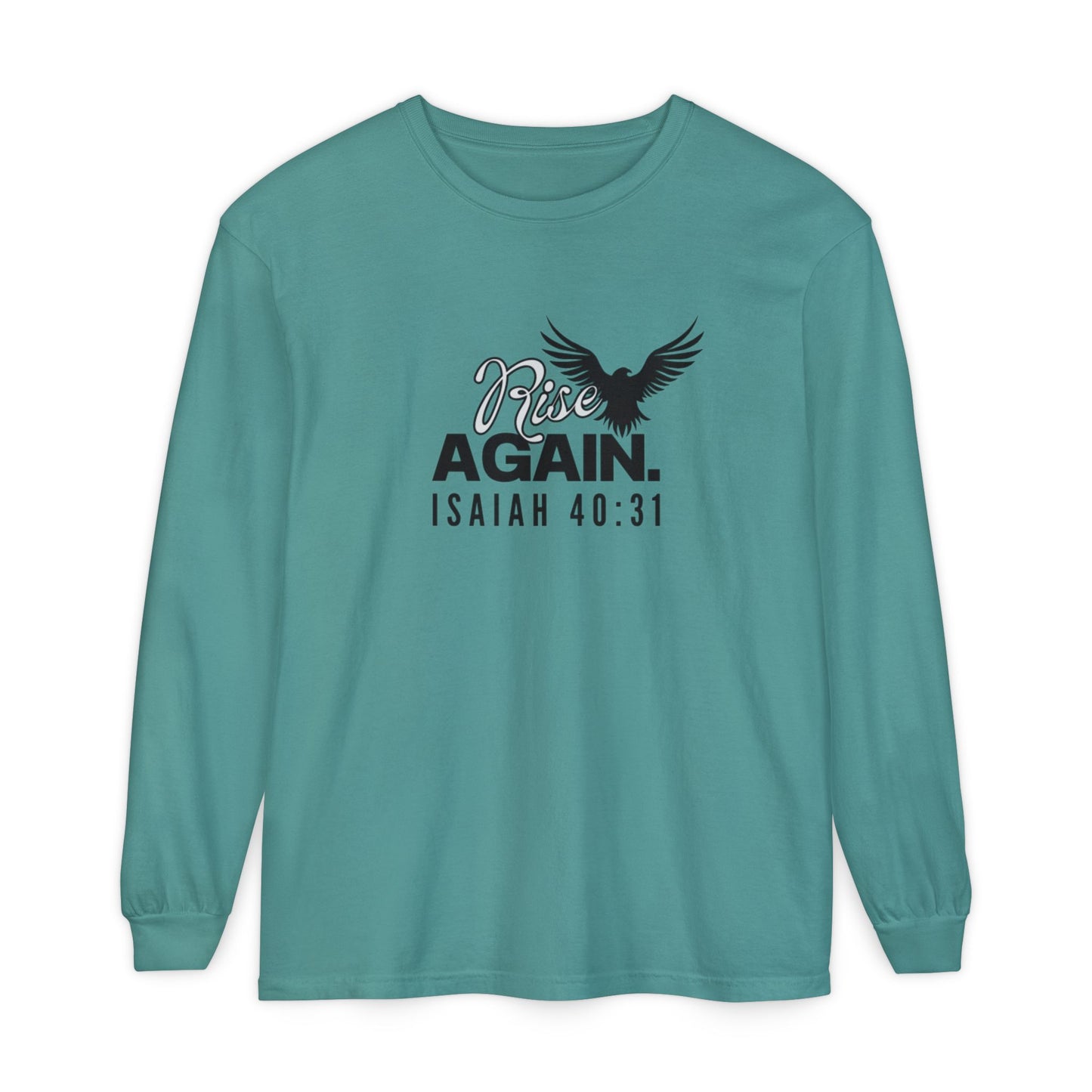 Rise Long Sleeve Tee, Isaiah 40:31 Unisex