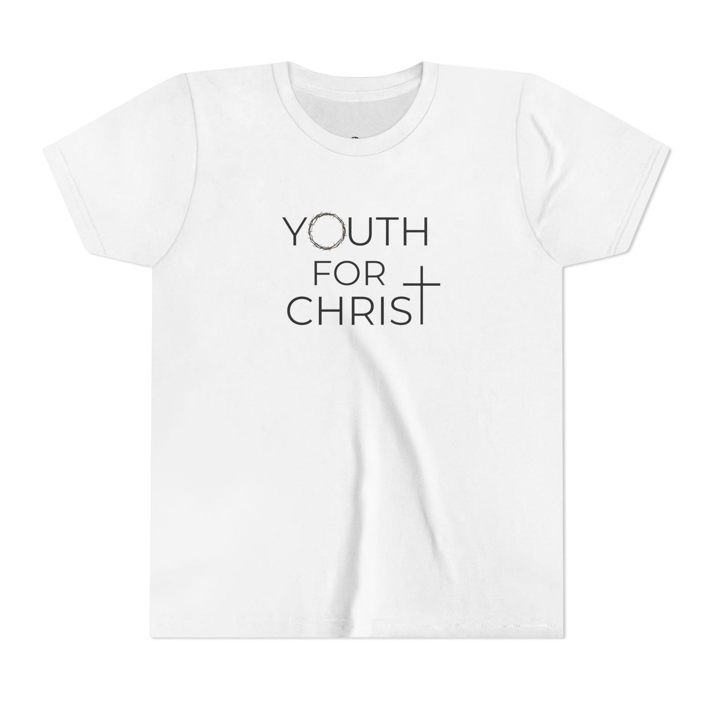 Youth Midweight Tee - 'Youth for Christ' Inspired T-Shirt for Youth Groups & Church Events