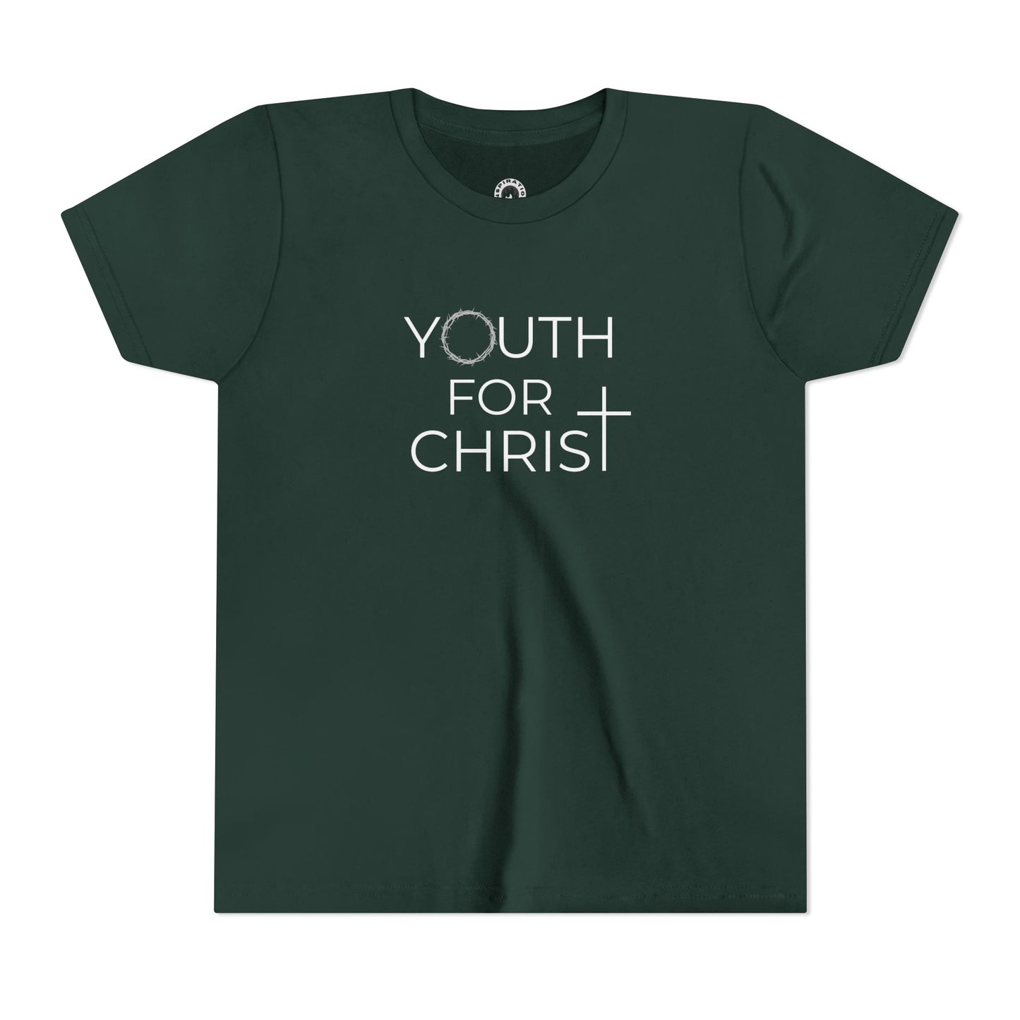 Youth Midweight Tee - 'Youth for Christ' Inspired T-Shirt for Youth Groups & Church Events