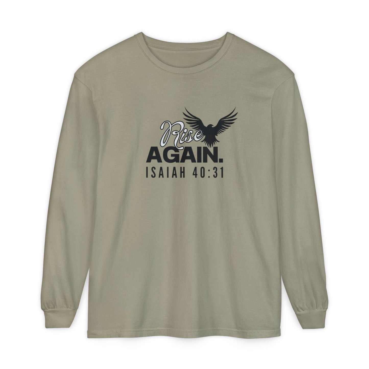 Rise Long Sleeve Tee, Isaiah 40:31 Unisex