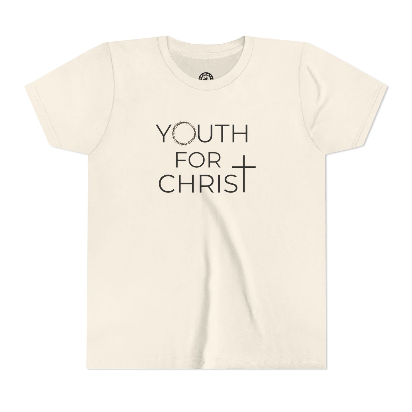 Youth Midweight Tee - 'Youth for Christ' Inspired T-Shirt for Youth Groups & Church Events