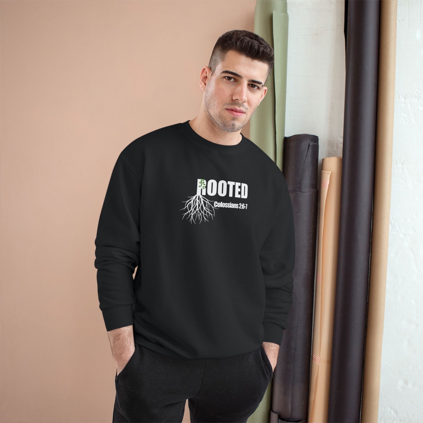 Colossians 2:7 Rooted Sweatshirt