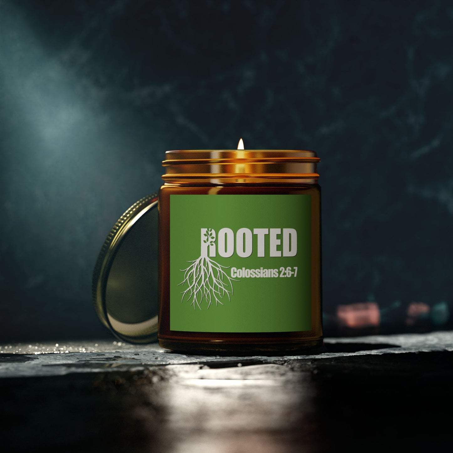 Rooted Scented Candles - Coconut Apricot Wax (4oz & 9oz)