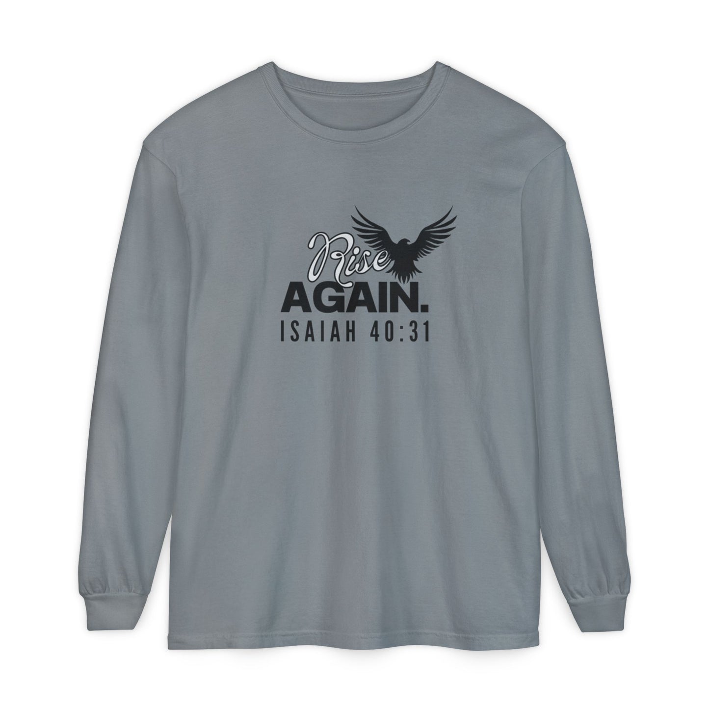 Rise Long Sleeve Tee, Isaiah 40:31 Unisex