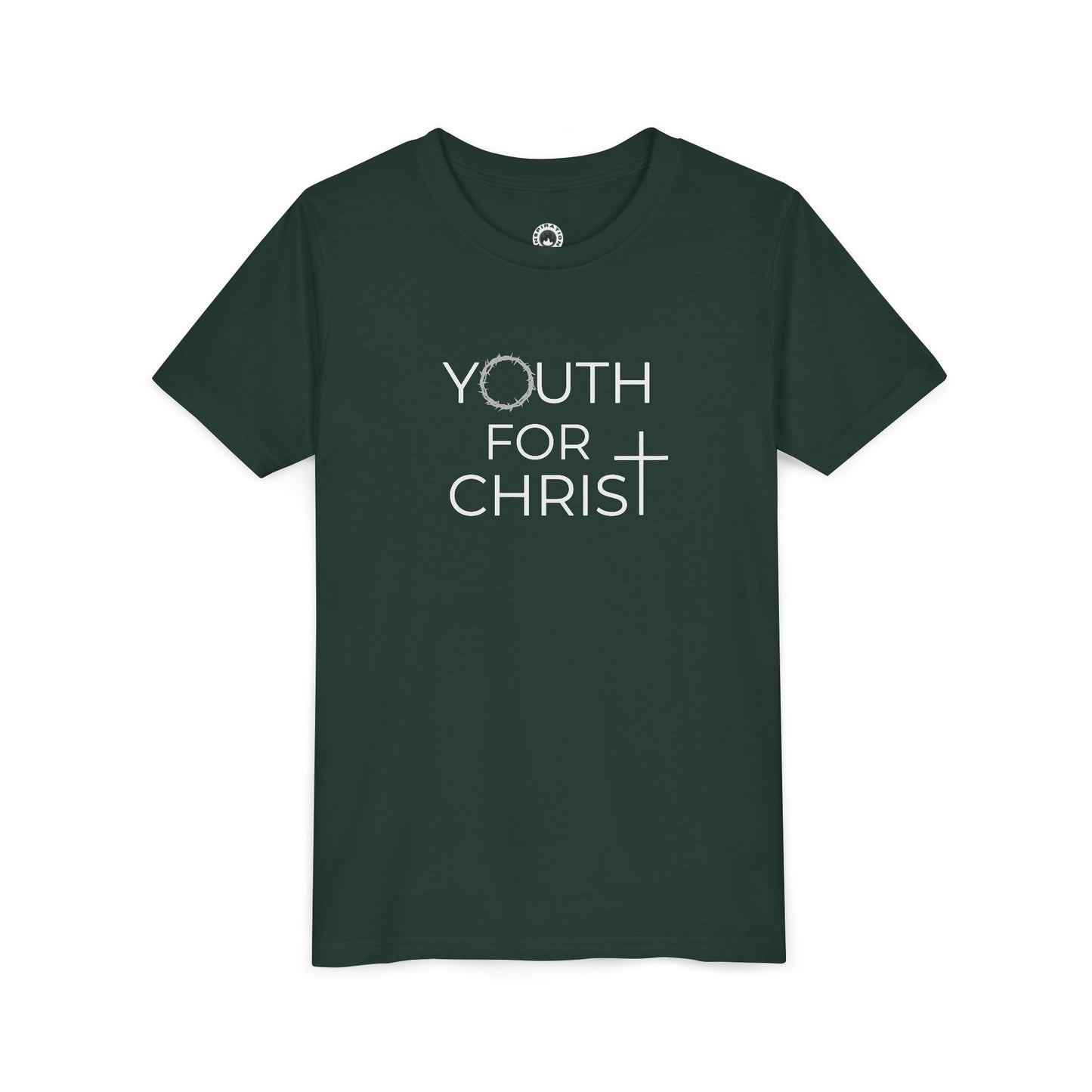 Youth Midweight Tee - 'Youth for Christ' Inspired T-Shirt for Youth Groups & Church Events