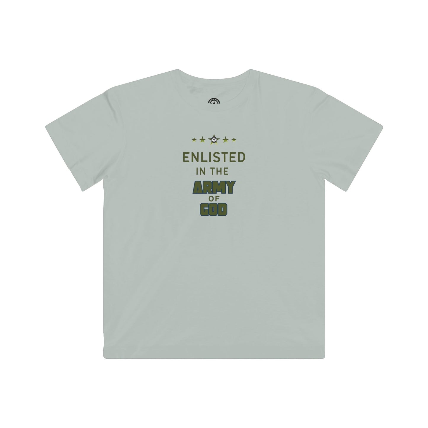 Enlisted In The Army of God Kids Tee