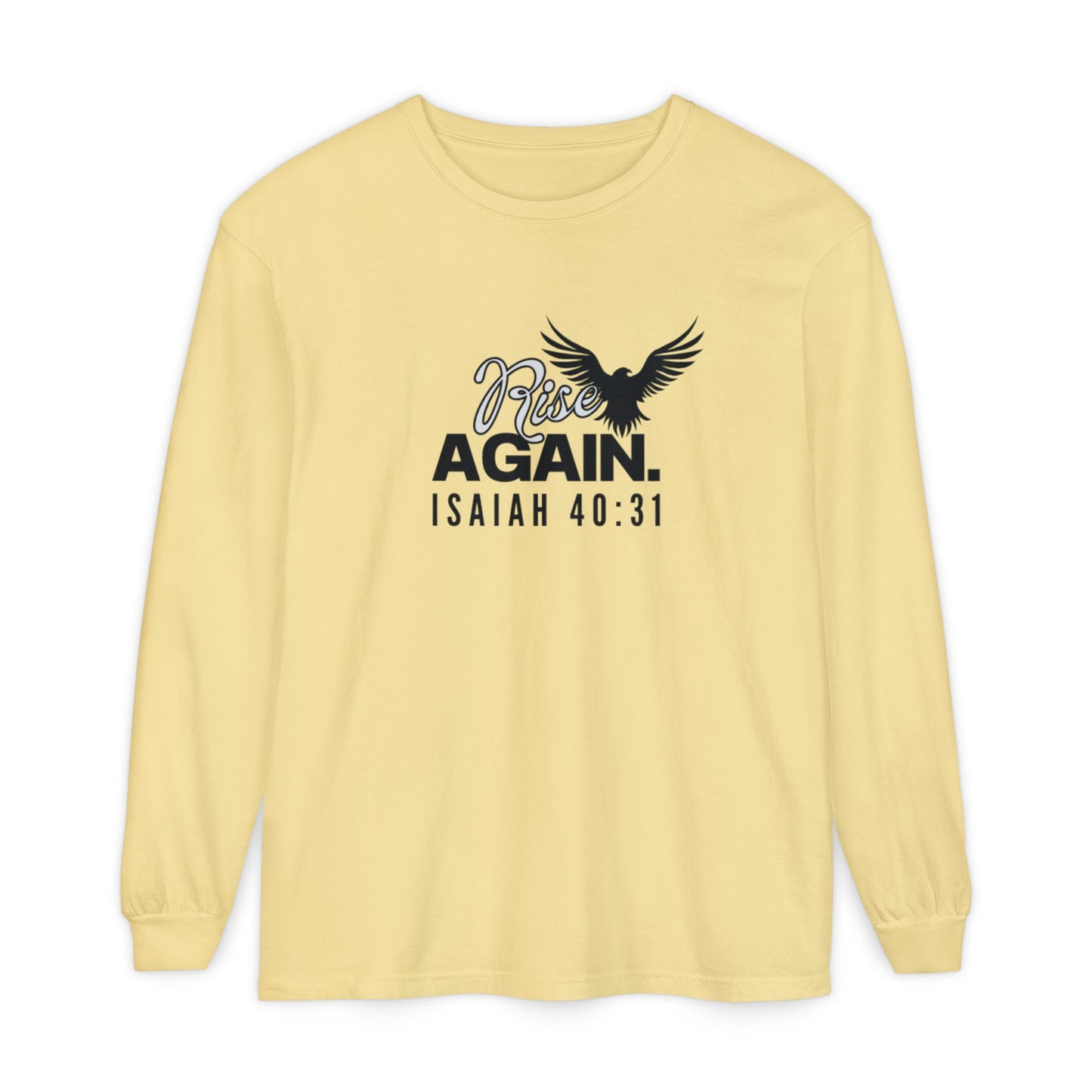 Rise Long Sleeve Tee, Isaiah 40:31 Unisex