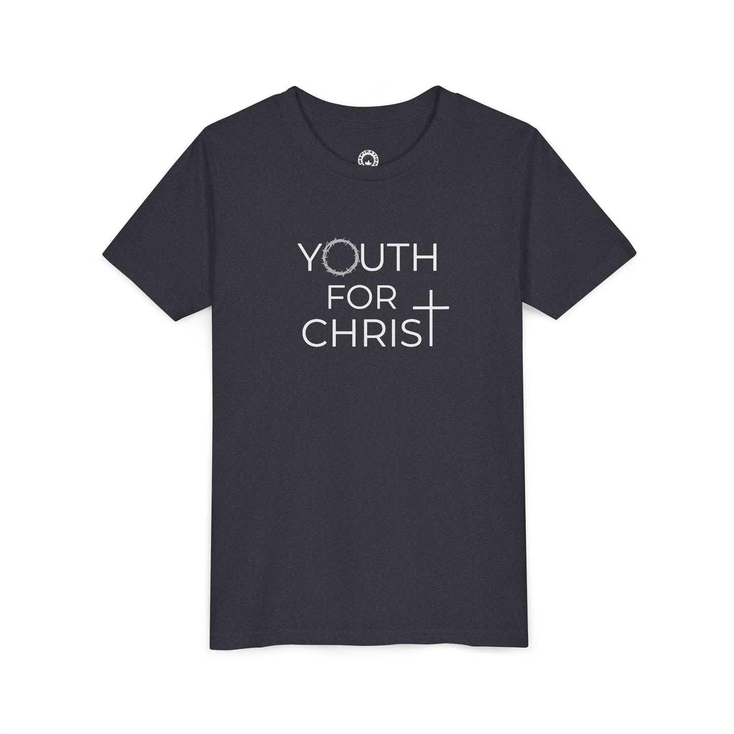 Youth Midweight Tee - 'Youth for Christ' Inspired T-Shirt for Youth Groups & Church Events