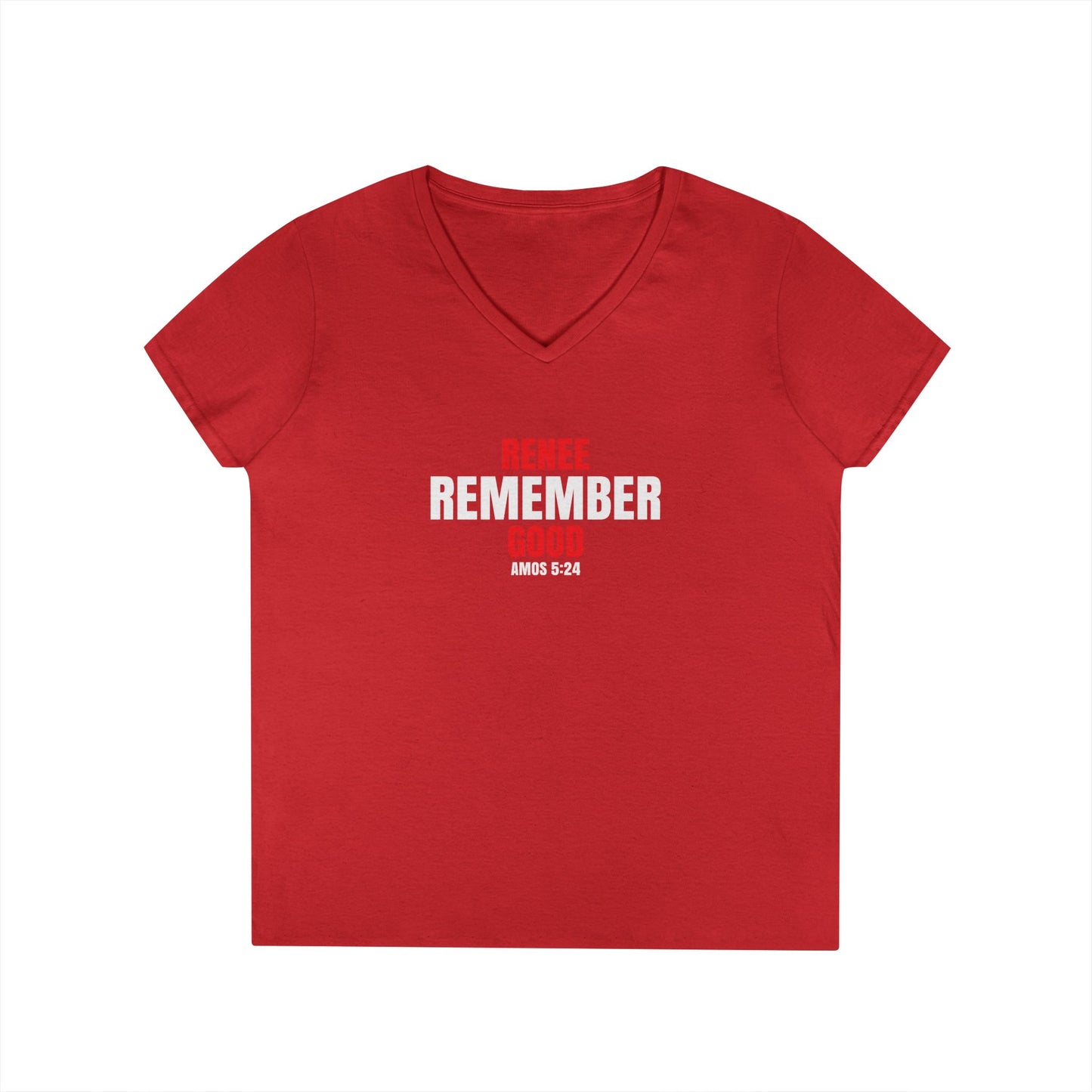 Remember Renee Good Ladies' V-Neck T-Shirt