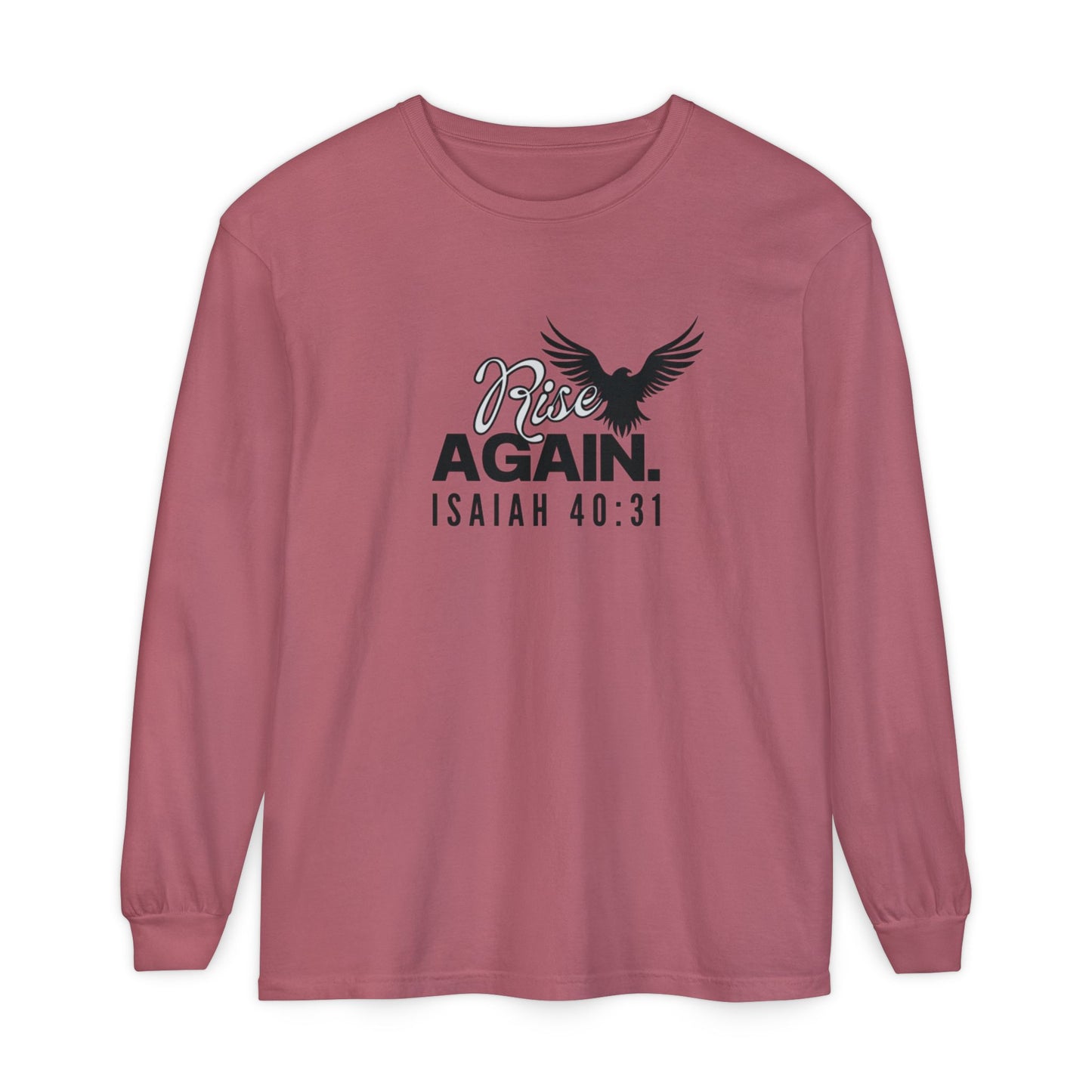 Rise Long Sleeve Tee, Isaiah 40:31 Unisex