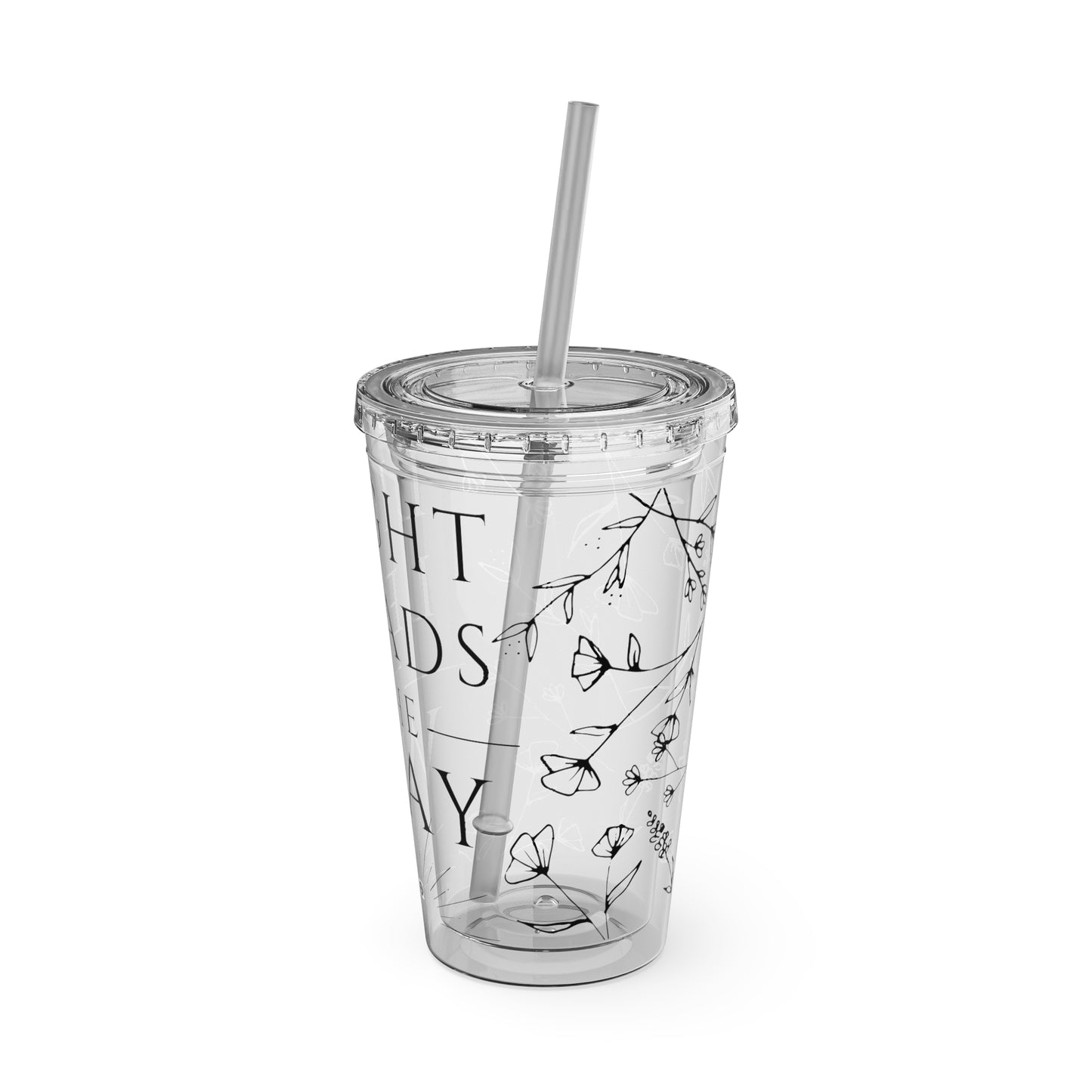 Light Leads The Way 16oz Tumbler with Straw