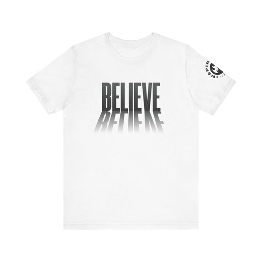 John 6:29 "Believe" Short Sleeve Tee