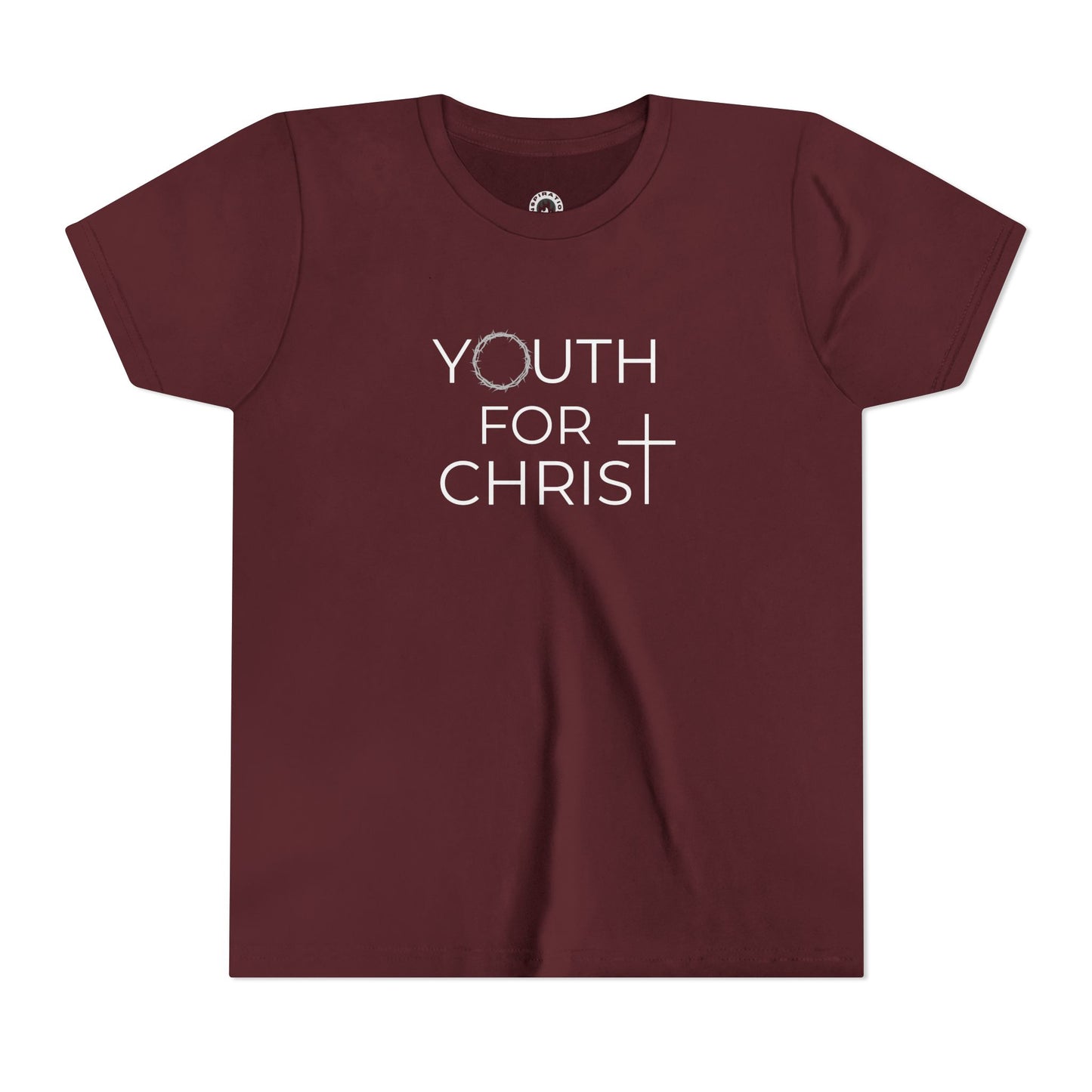 Youth Midweight Tee - 'Youth for Christ' Inspired T-Shirt for Youth Groups & Church Events