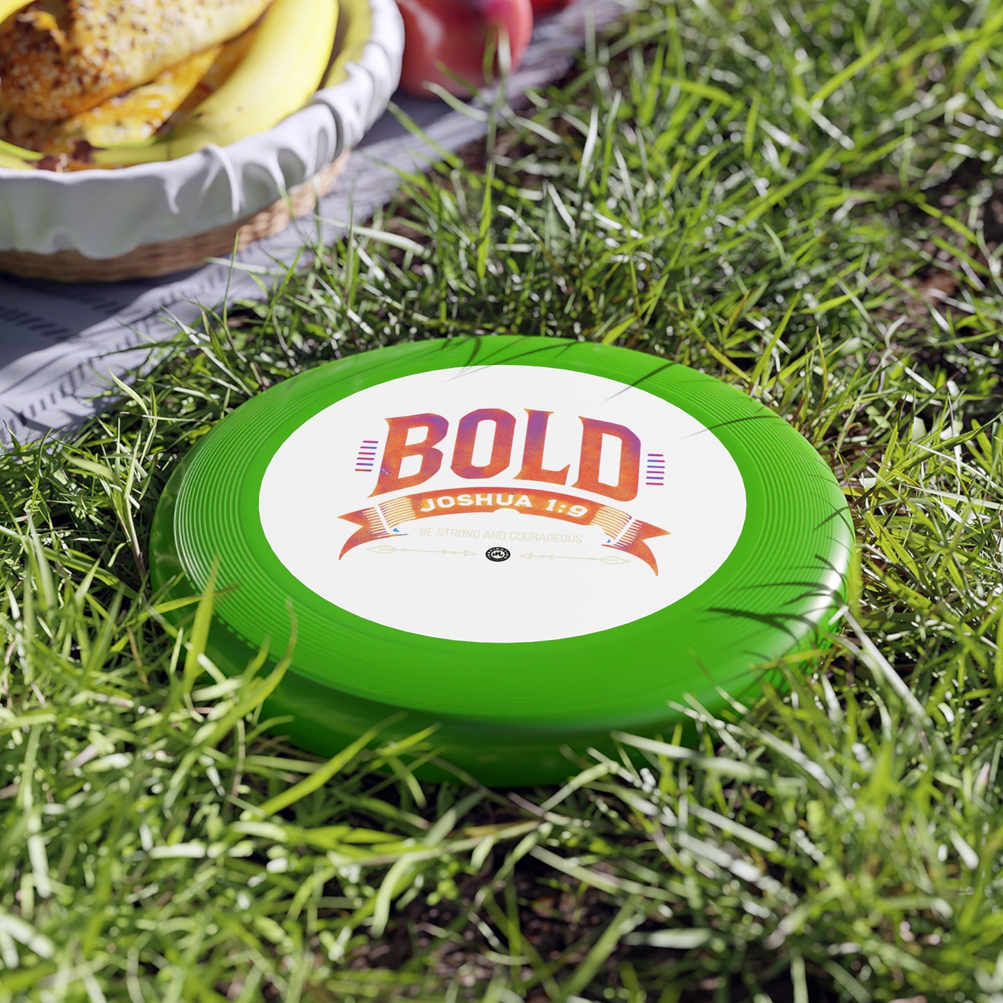 BOLD Joshua 1:9 Wham-O Frisbee