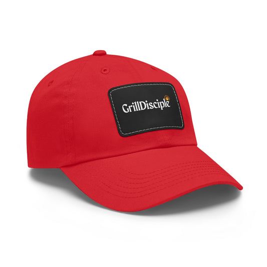Grill Disciple Dad Hat with Leather Patch,