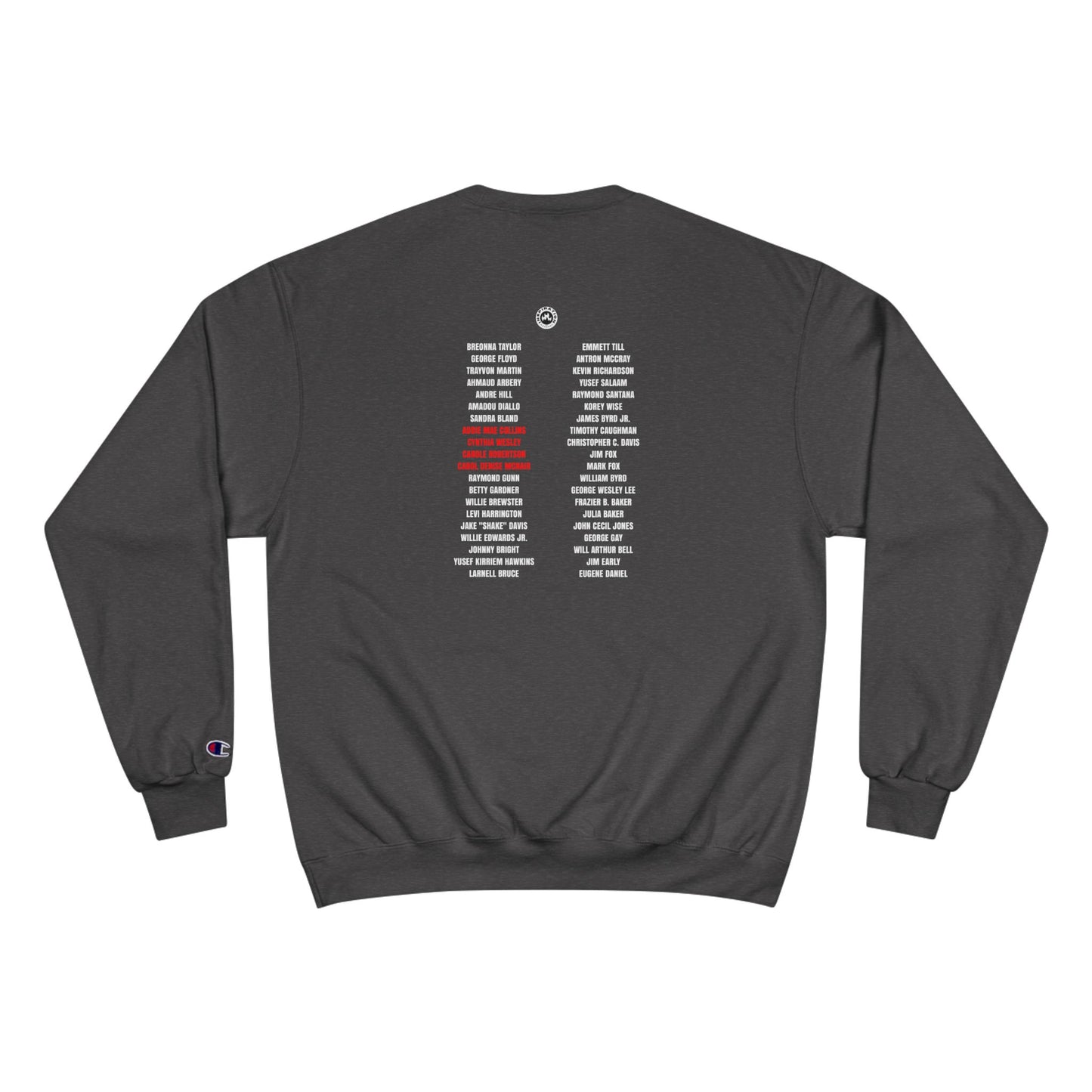 The Remember Series-16th Street Baptist Church Bombing Champion Sweatshirt