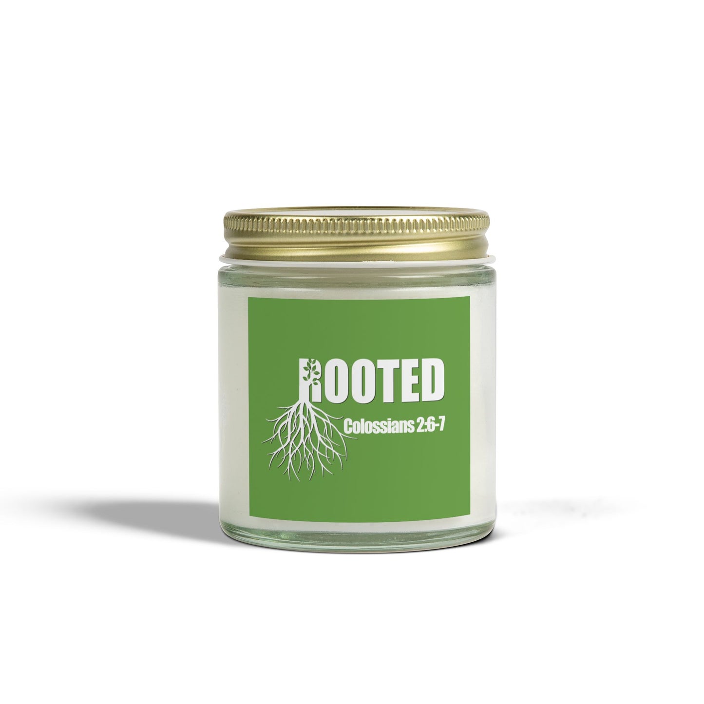 Rooted Scented Candles - Coconut Apricot Wax (4oz & 9oz)