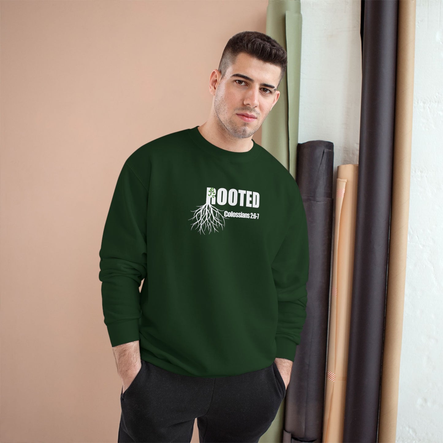 Colossians 2:7 Rooted Sweatshirt