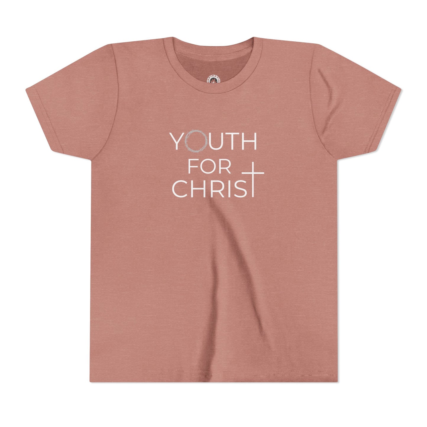 Youth Midweight Tee - 'Youth for Christ' Inspired T-Shirt for Youth Groups & Church Events