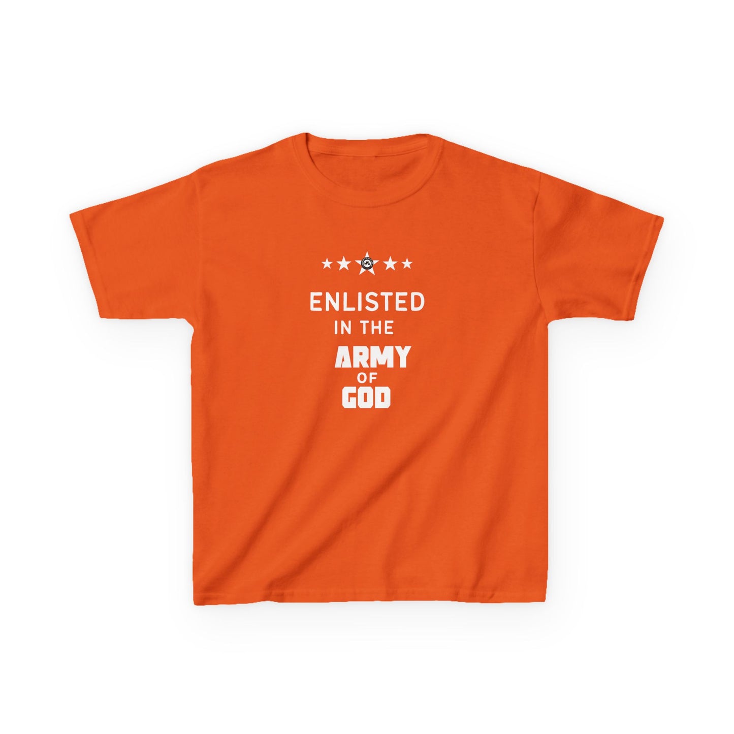 Enlisted In The Army of God "Psalms 84:1-12"  Kids Heavy Cotton™ Tee