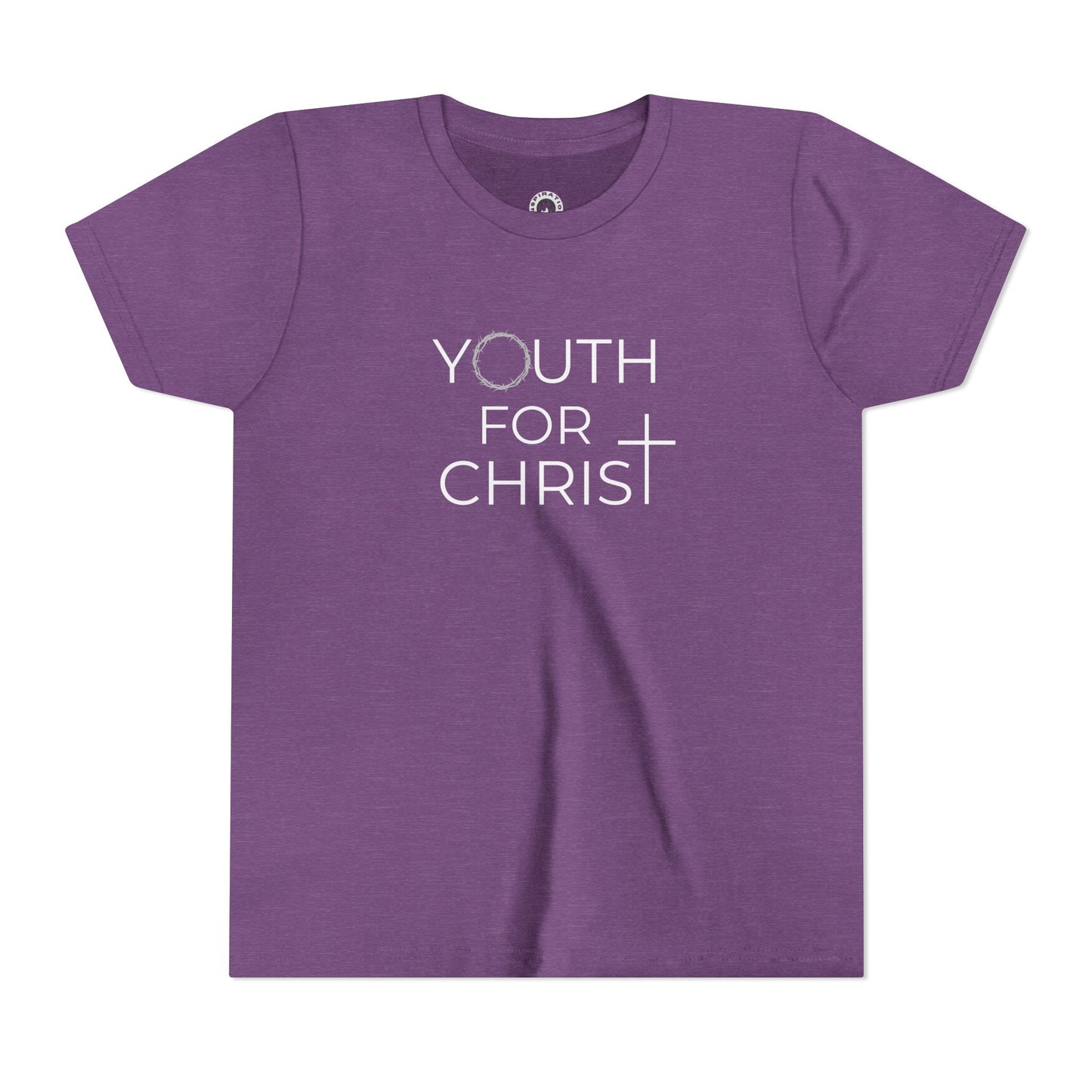 Youth Midweight Tee - 'Youth for Christ' Inspired T-Shirt for Youth Groups & Church Events