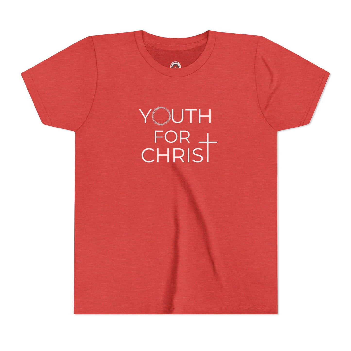 Youth Midweight Tee - 'Youth for Christ' Inspired T-Shirt for Youth Groups & Church Events